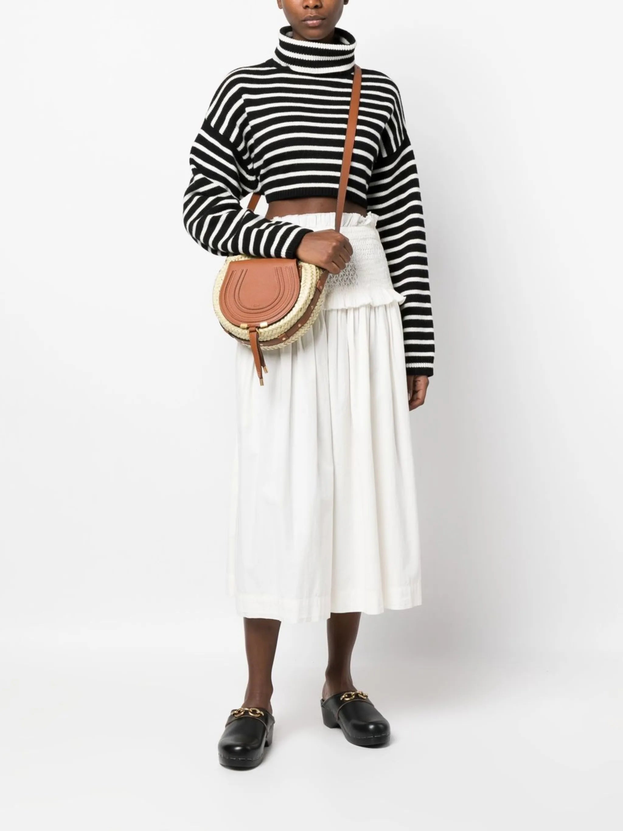 Marci Raffia crossbody bag