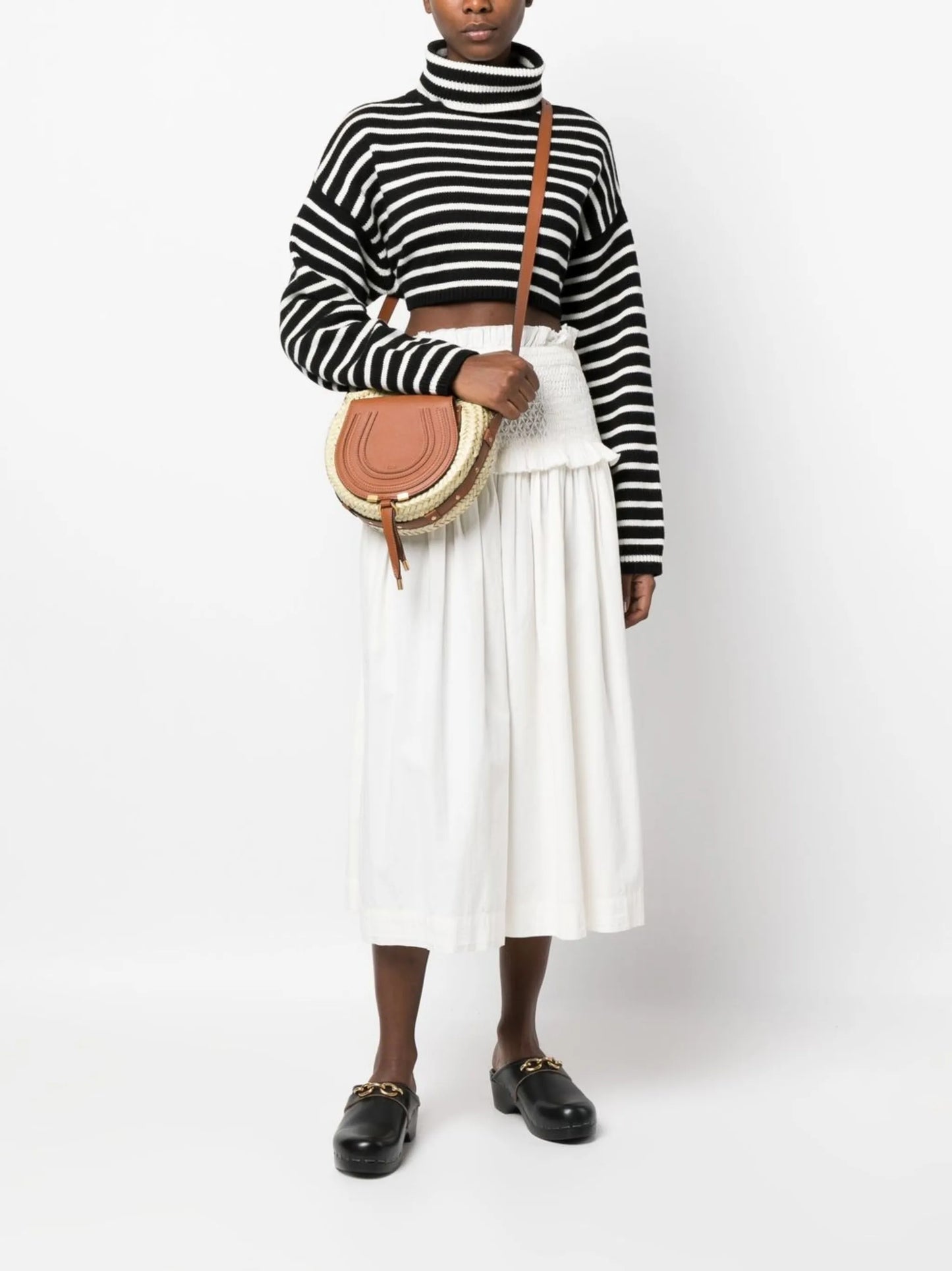 Marci Raffia crossbody bag