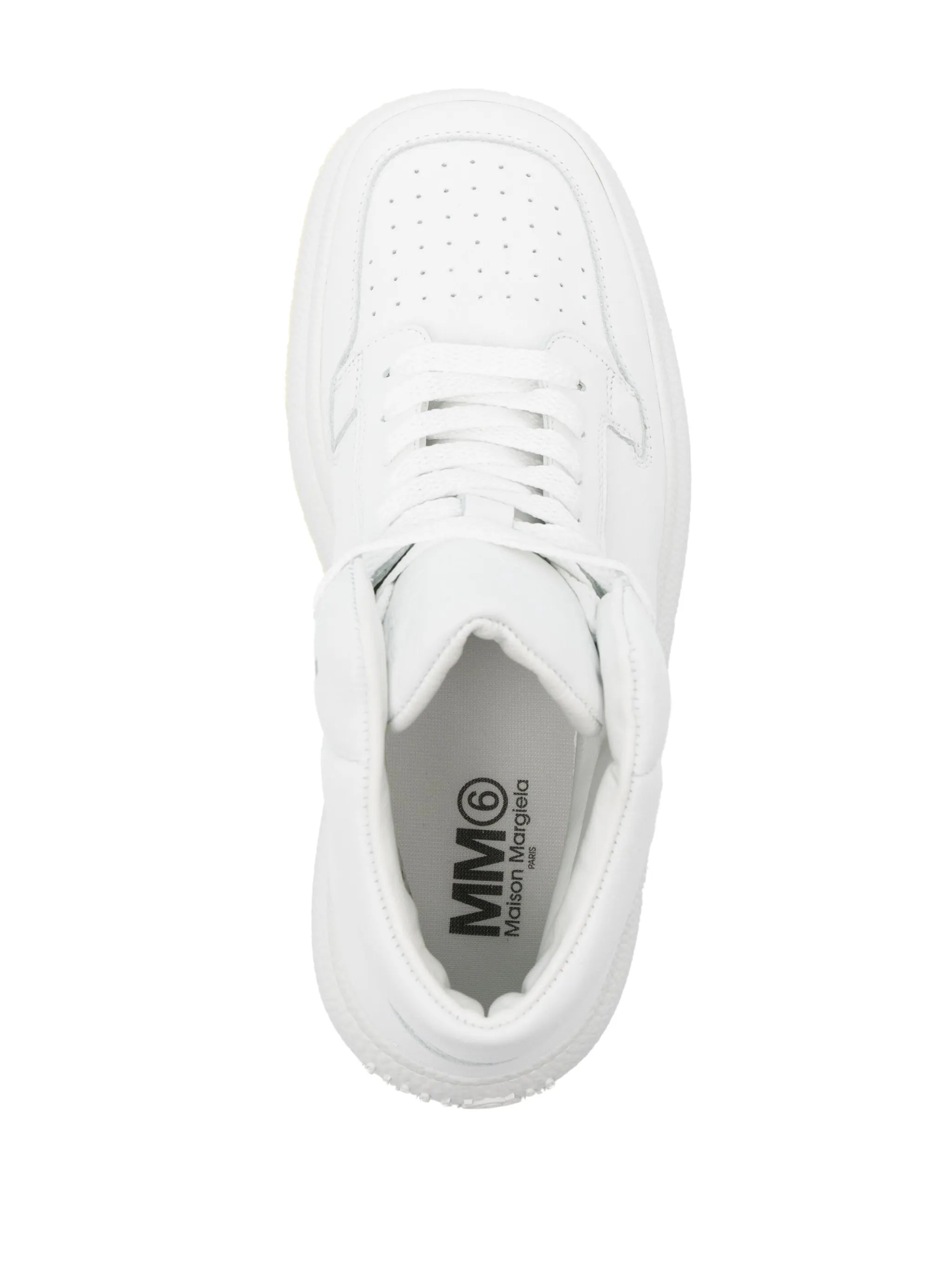 high-top lace-up sneakers