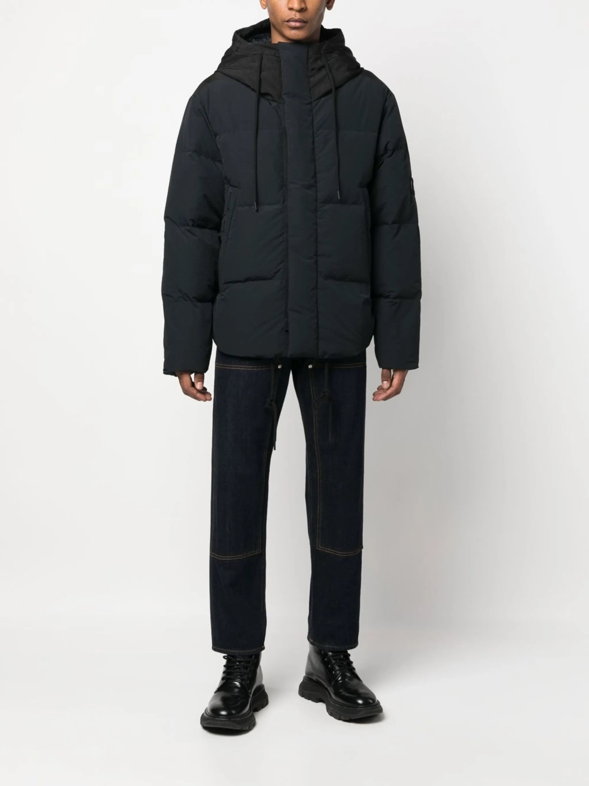 padded hooded jacket