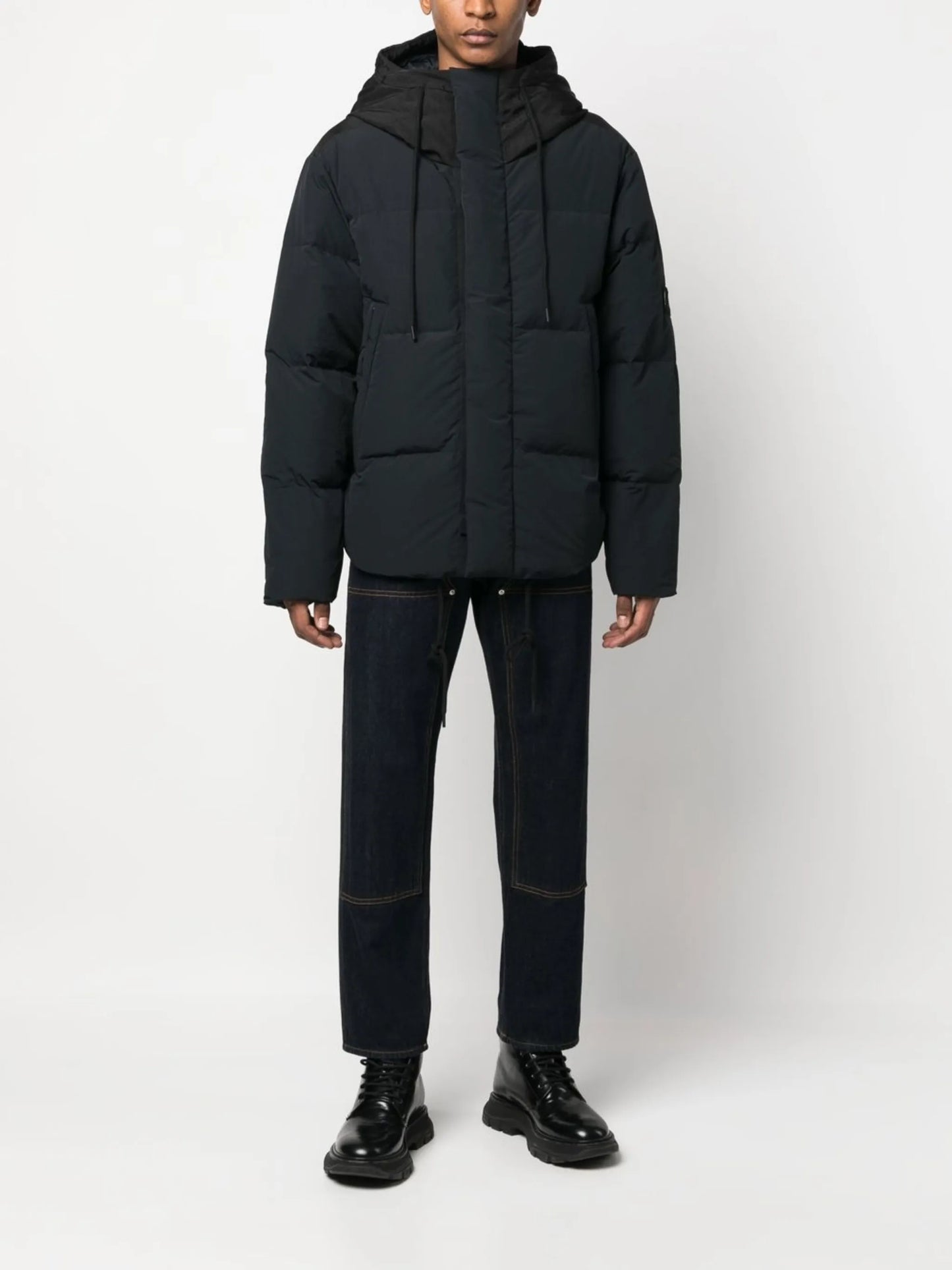 padded hooded jacket