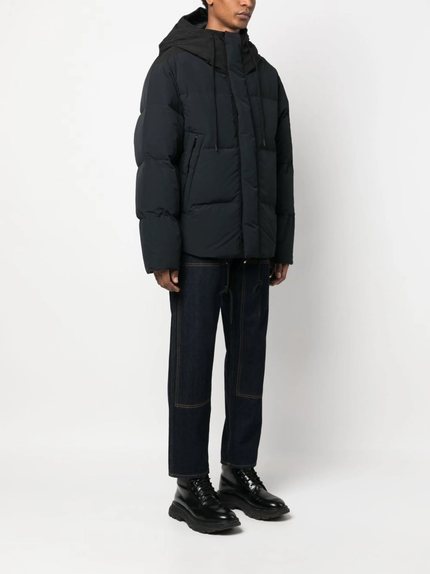 padded hooded jacket