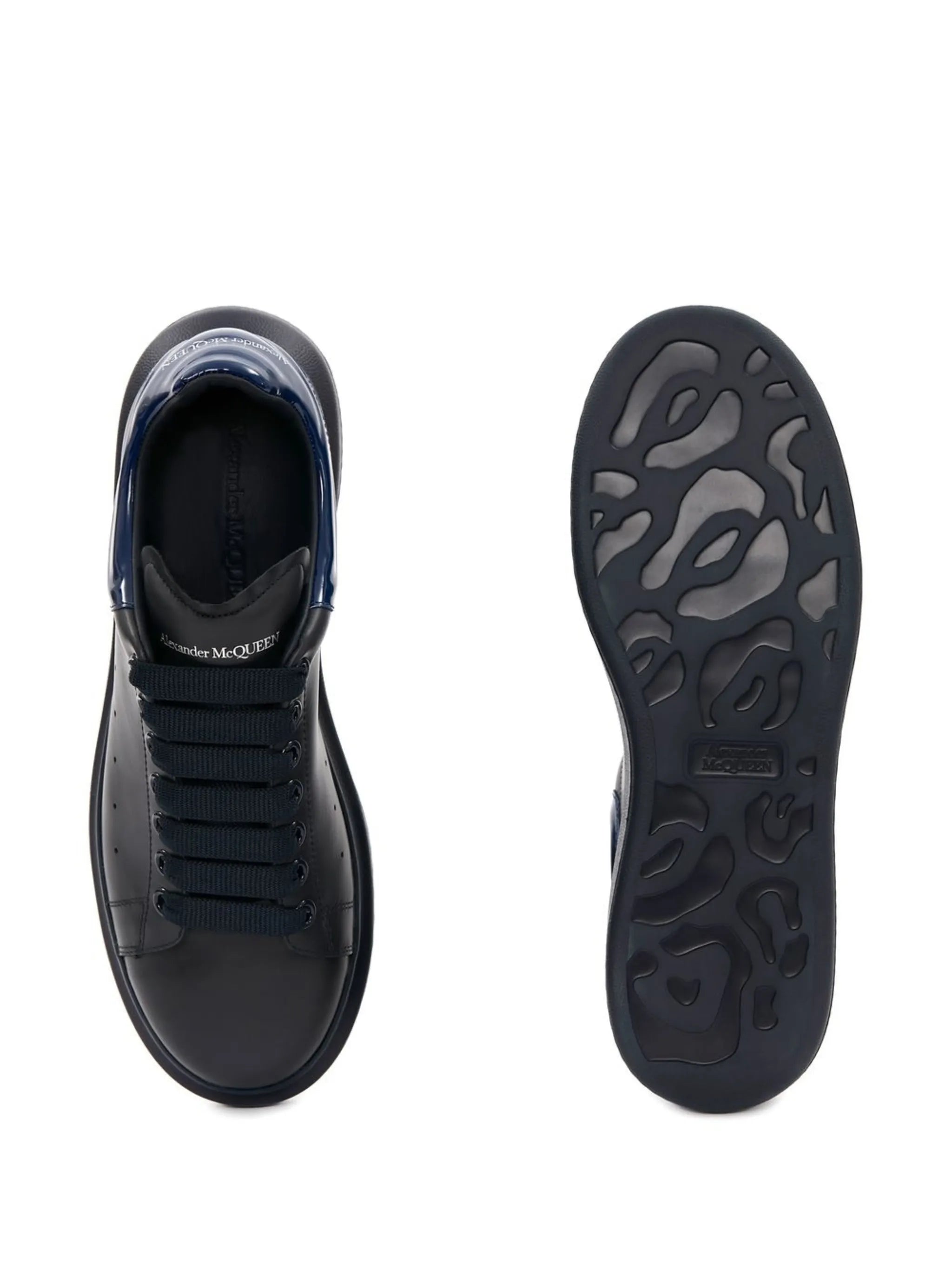 Oversized lace-up sneakers