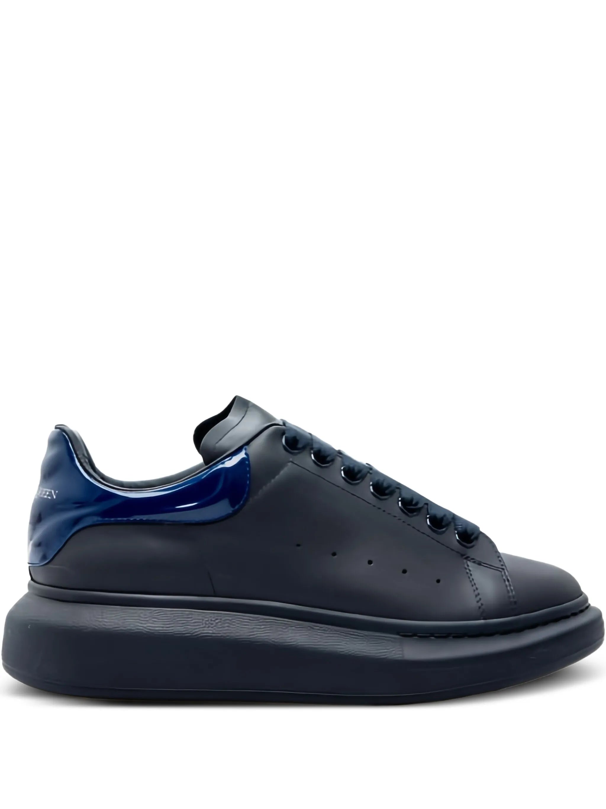 Oversized lace-up sneakers