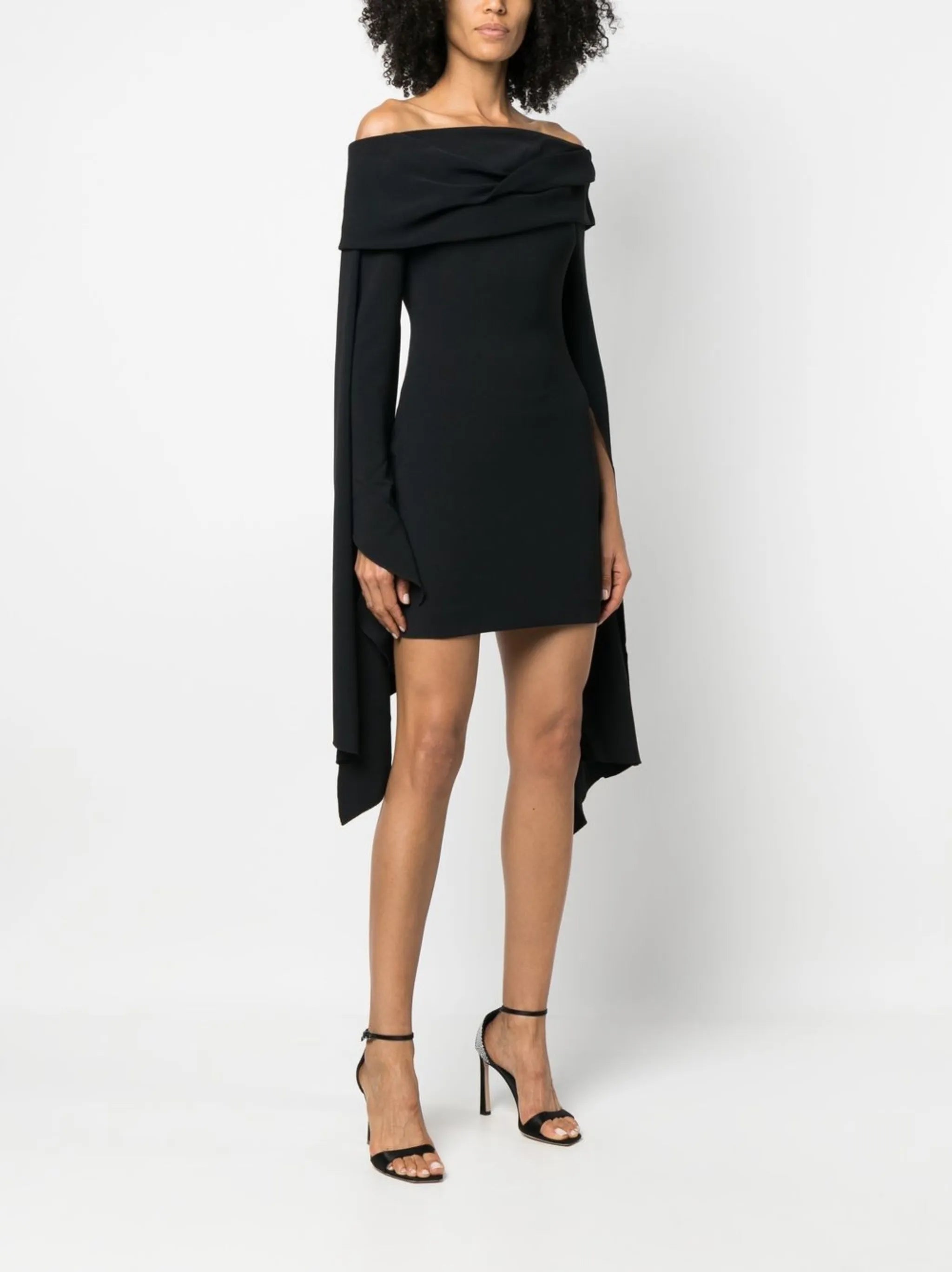 off-shoulder mini dress