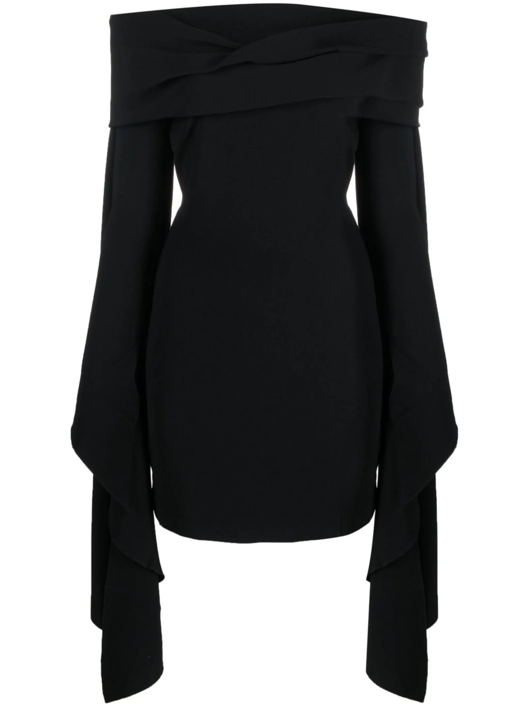 off-shoulder mini dress