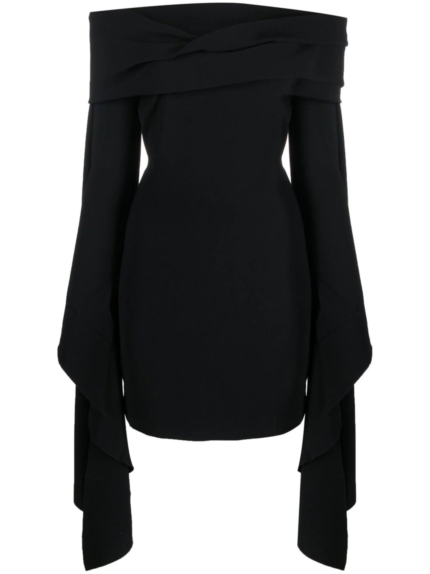 off-shoulder mini dress