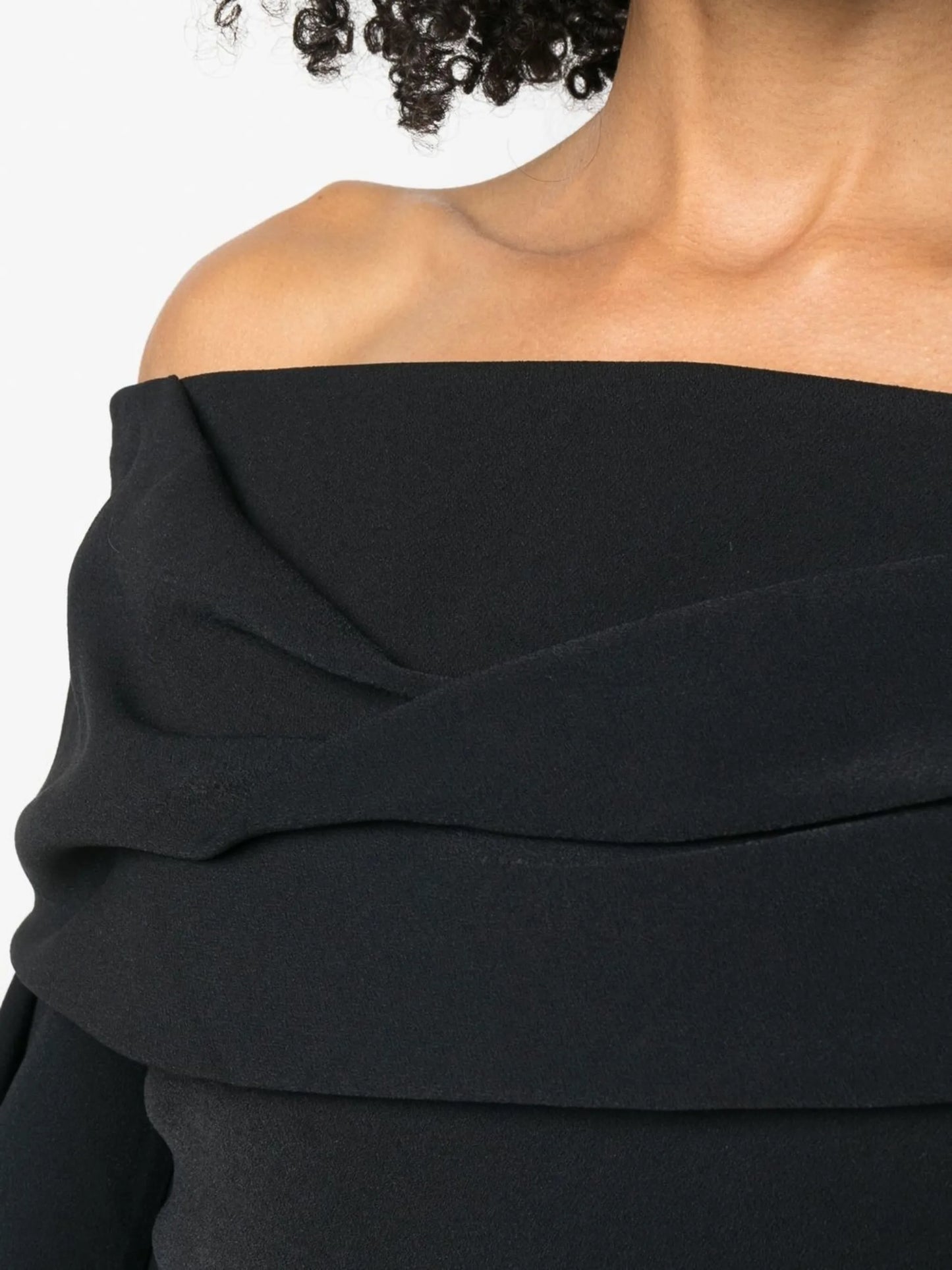 off-shoulder mini dress