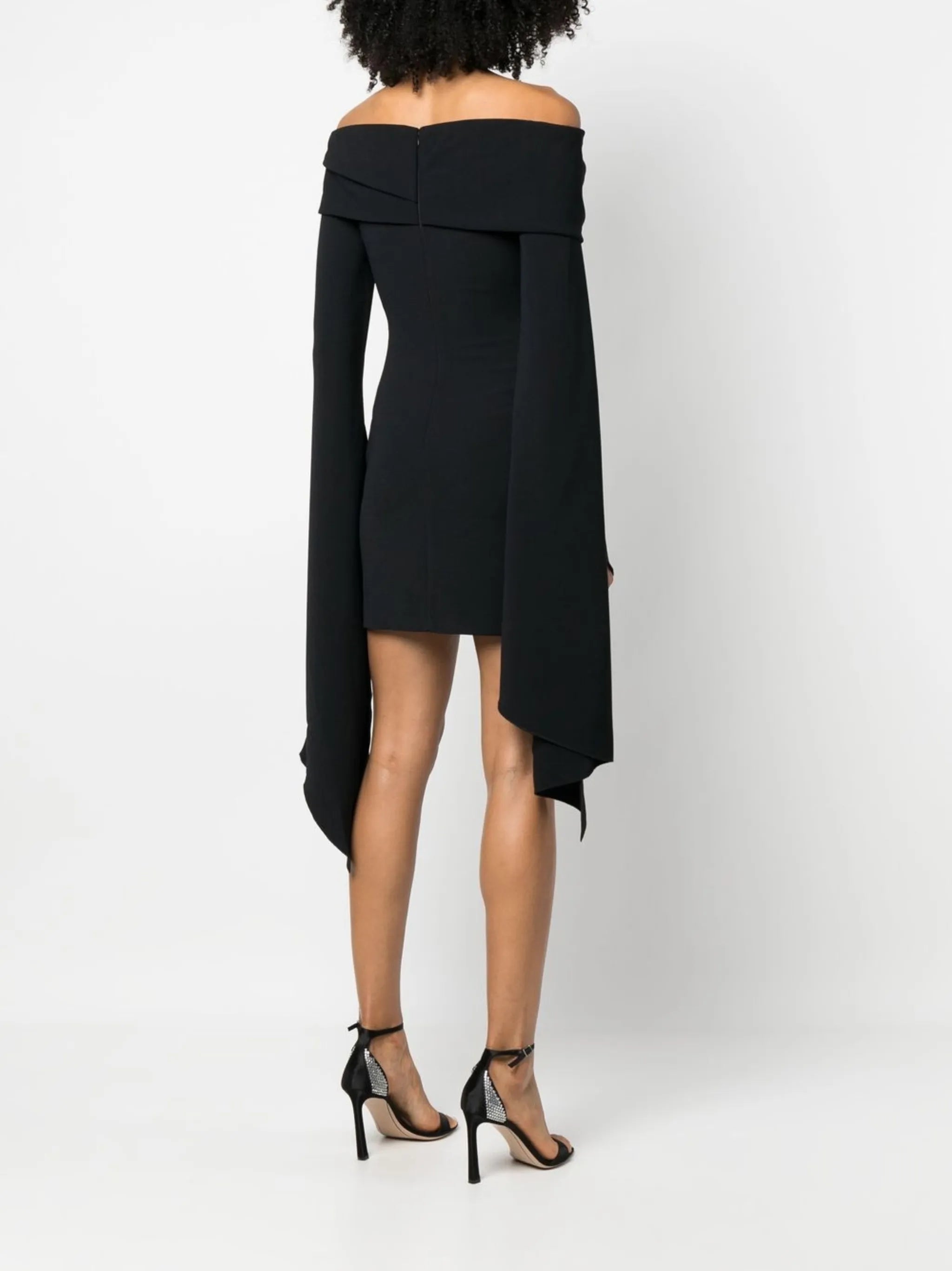off-shoulder mini dress