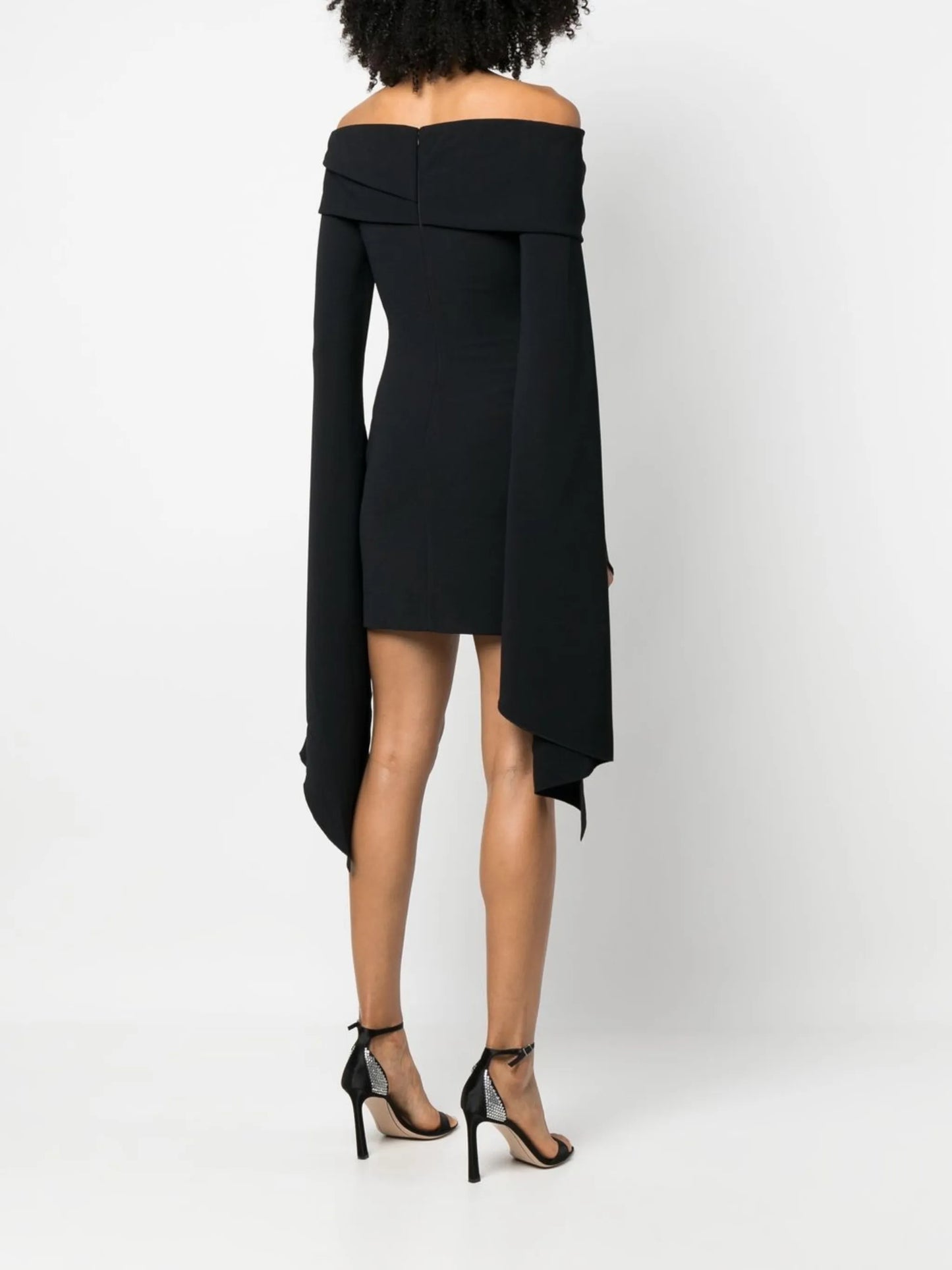 off-shoulder mini dress