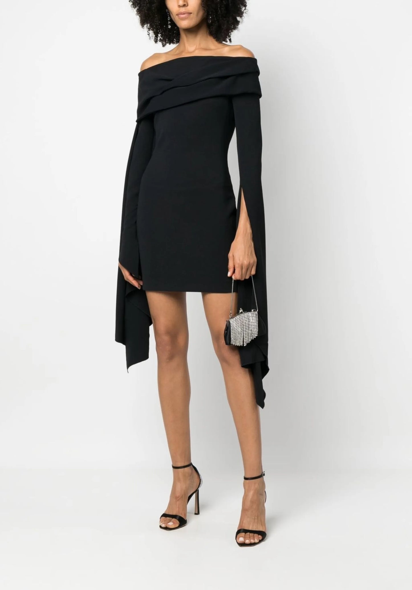 off-shoulder mini dress