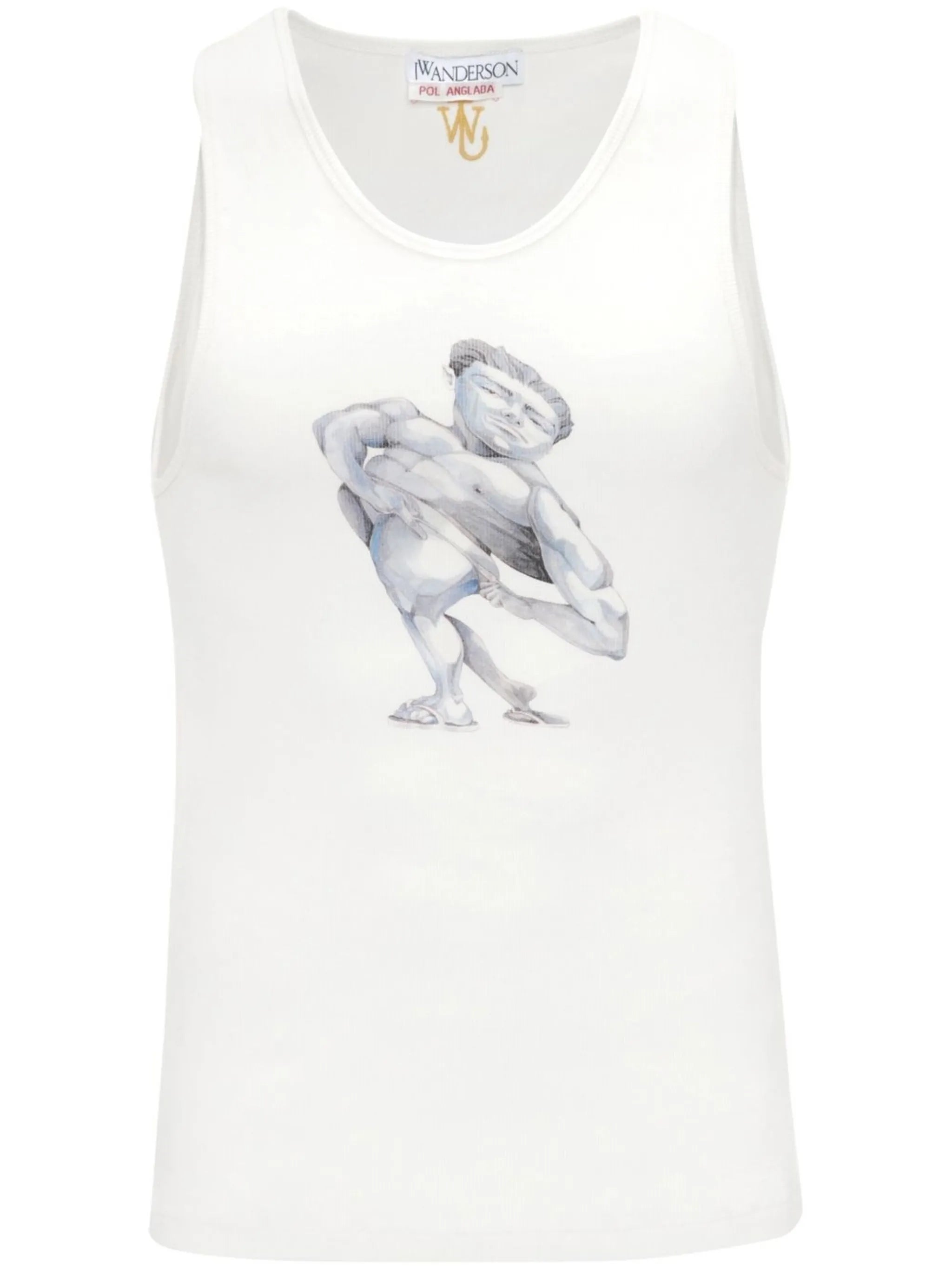 Pol Anglada illustration-print top