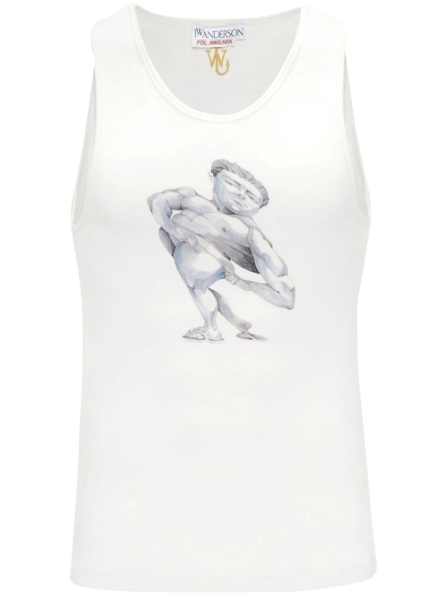Pol Anglada illustration-print top