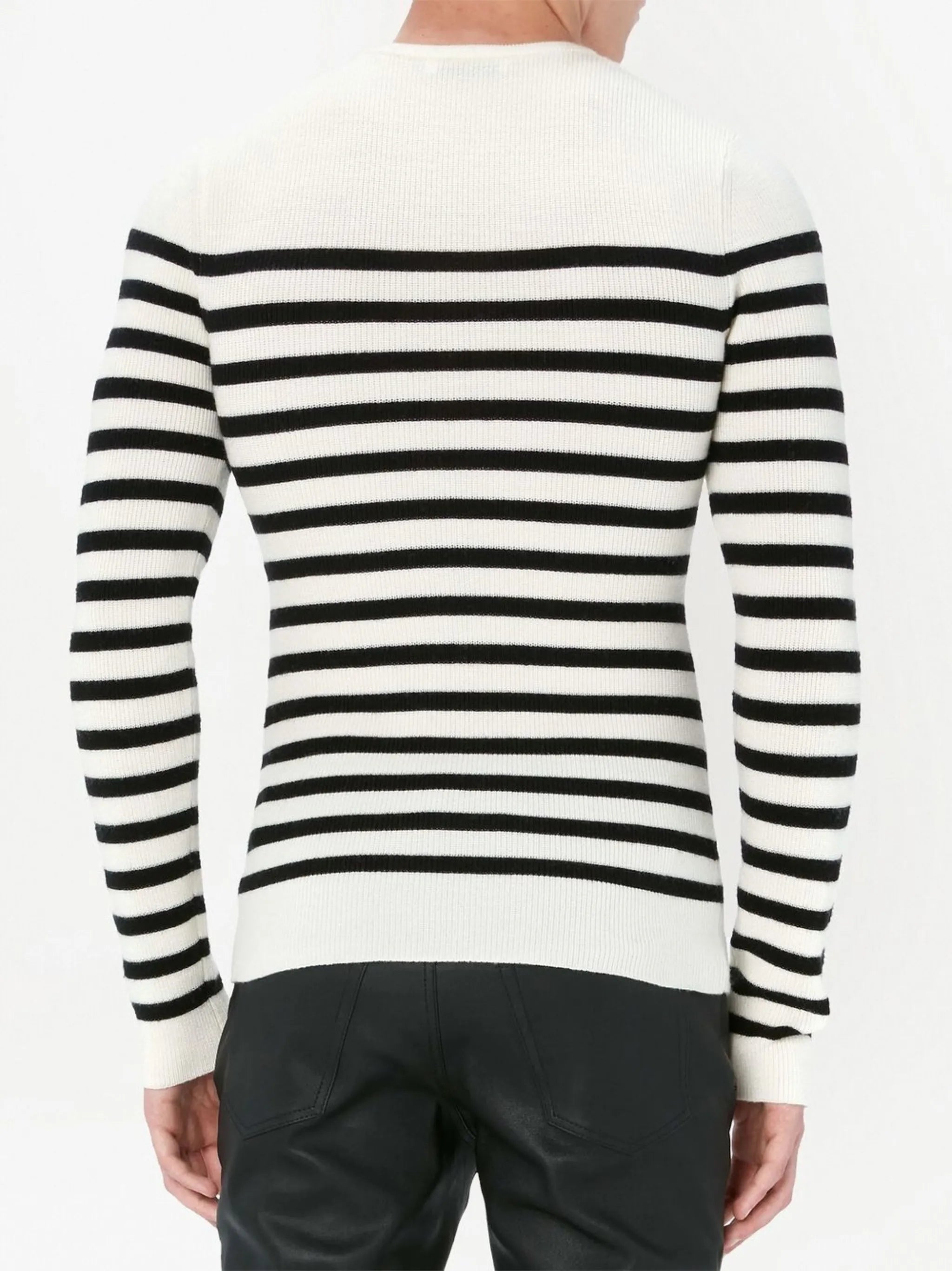 Glove striped jumper