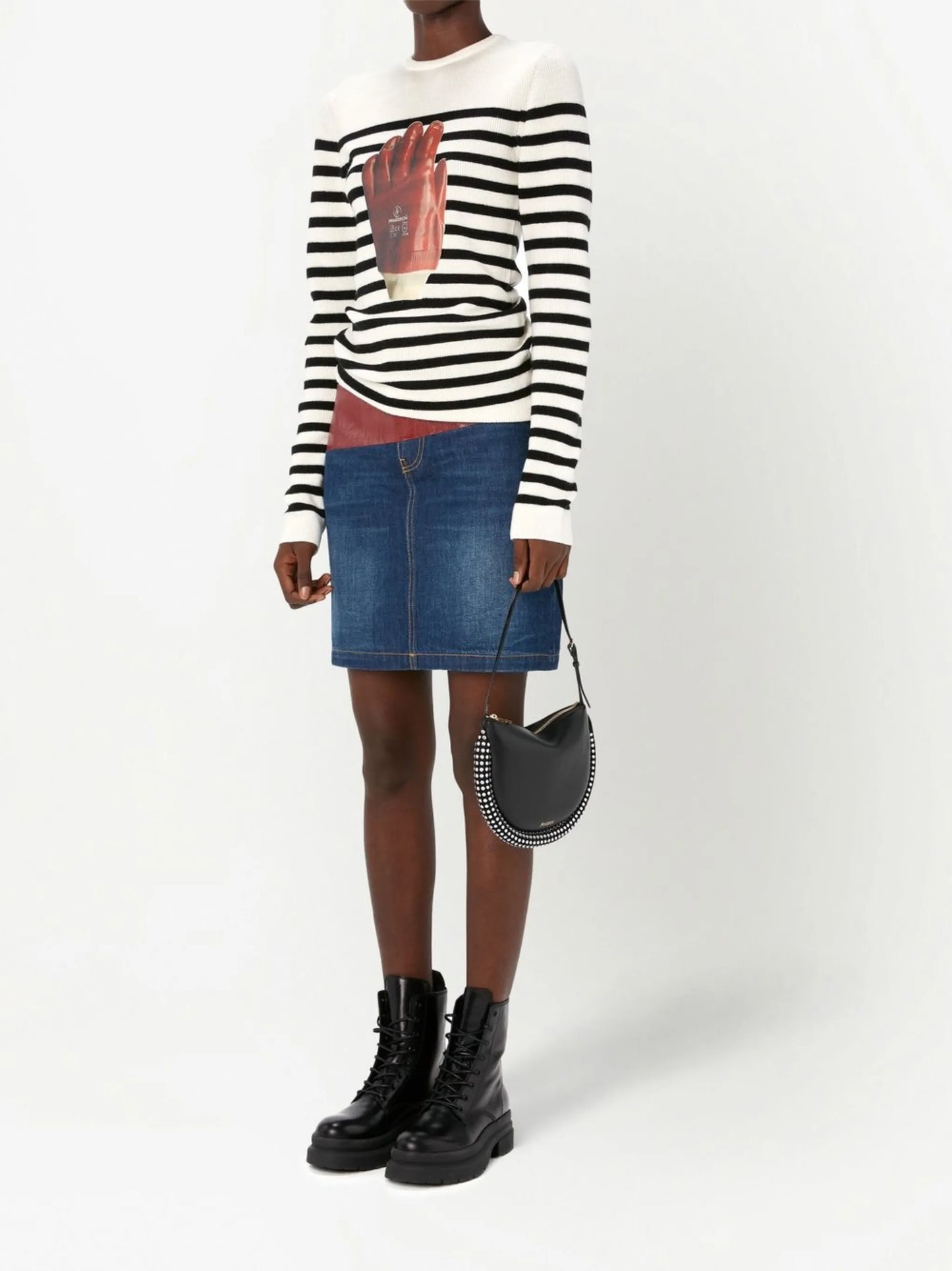 Glove striped jumper