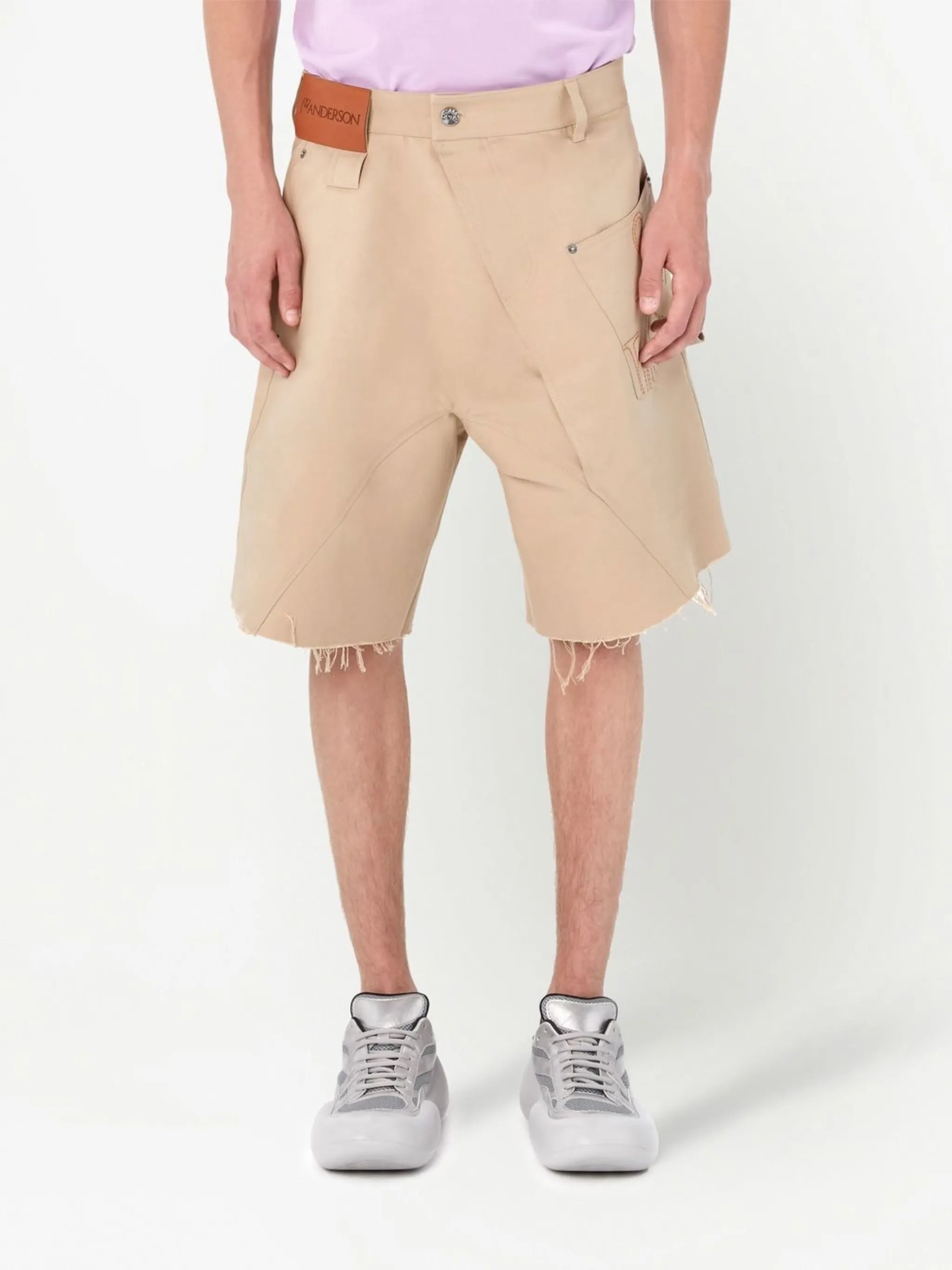 twisted chino shorts