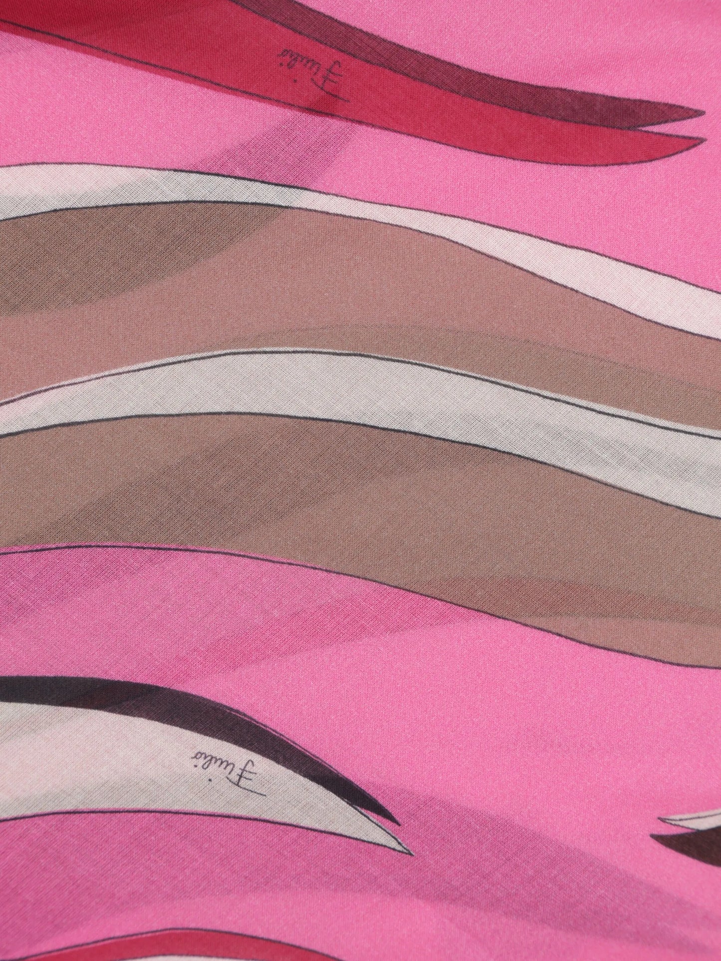 geometric swirl-print sarong