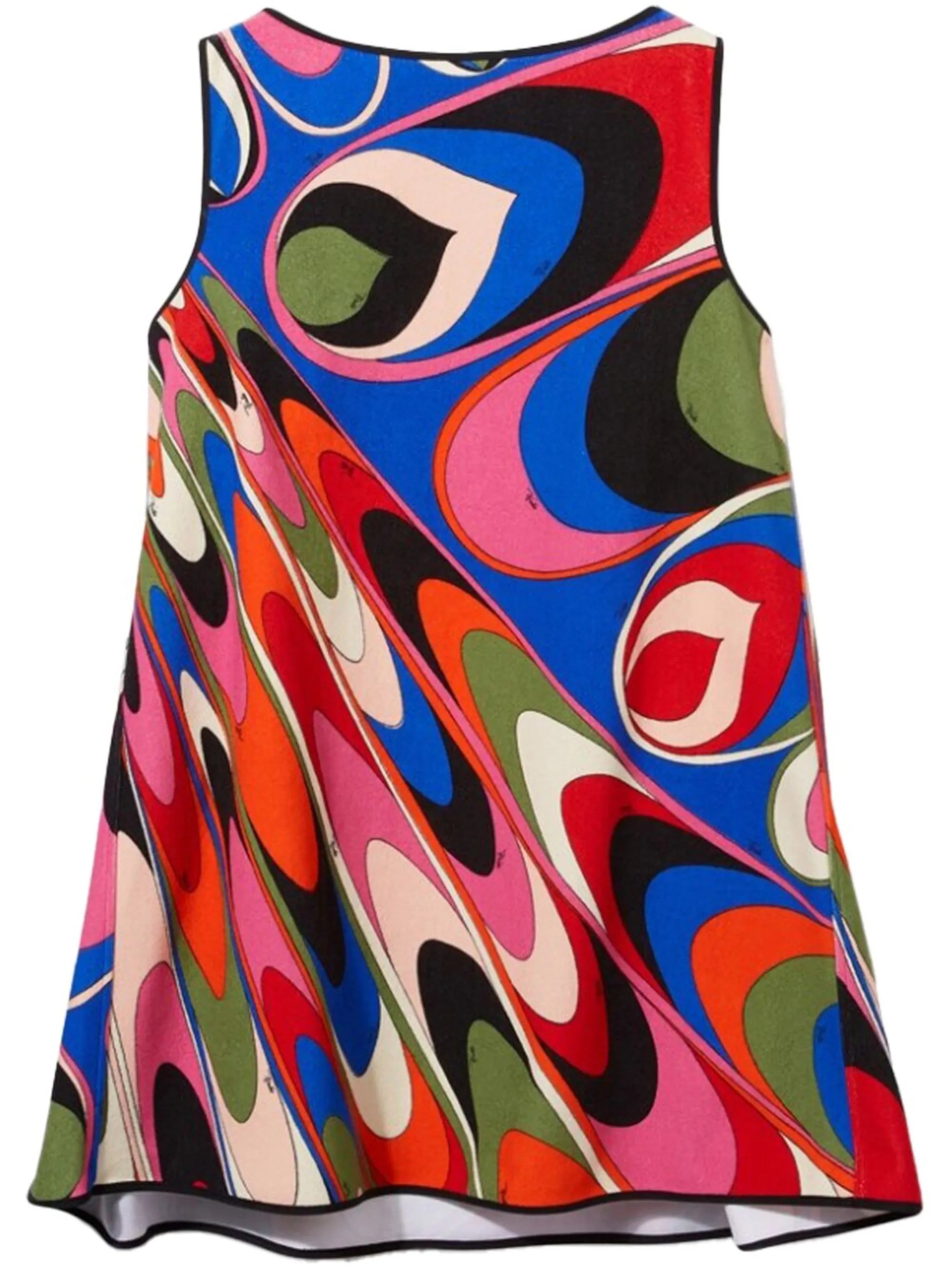 Onde Goccia-print mini dress