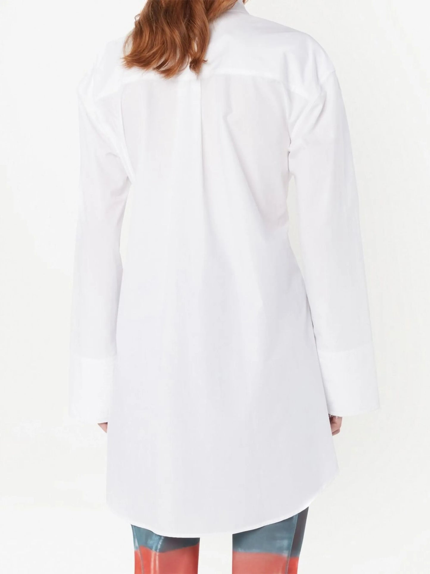 asymmetric buckled shirt