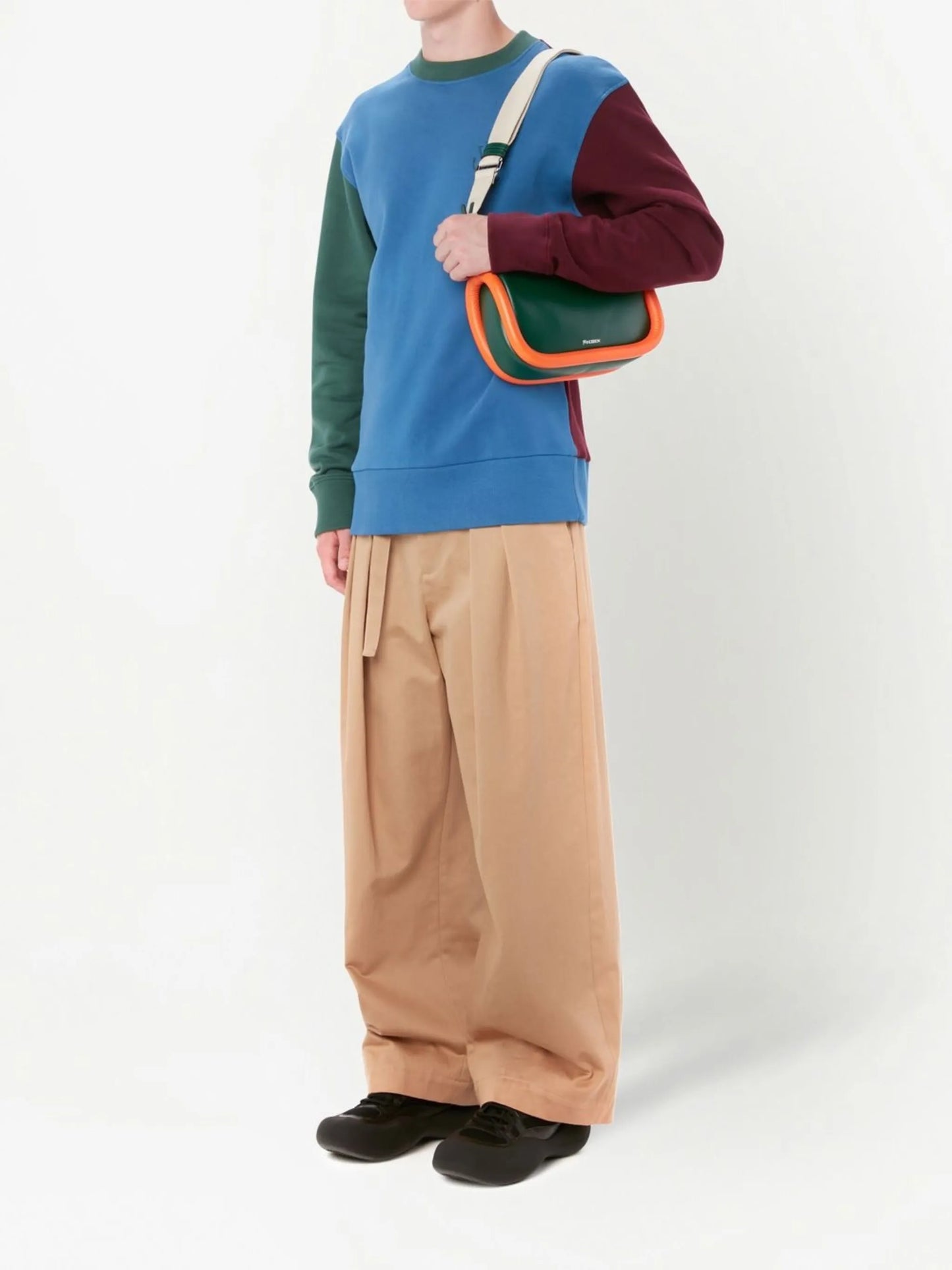 colour-block sweatshirt