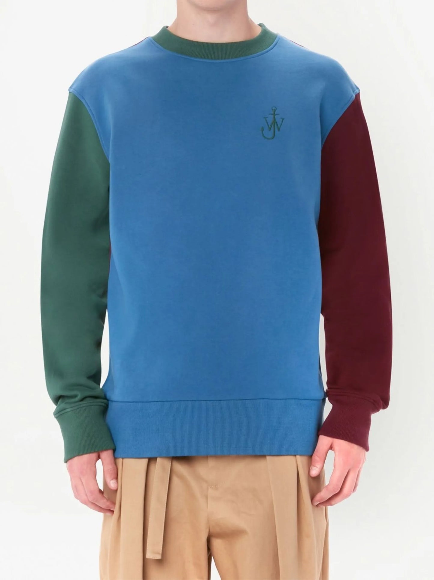 colour-block sweatshirt