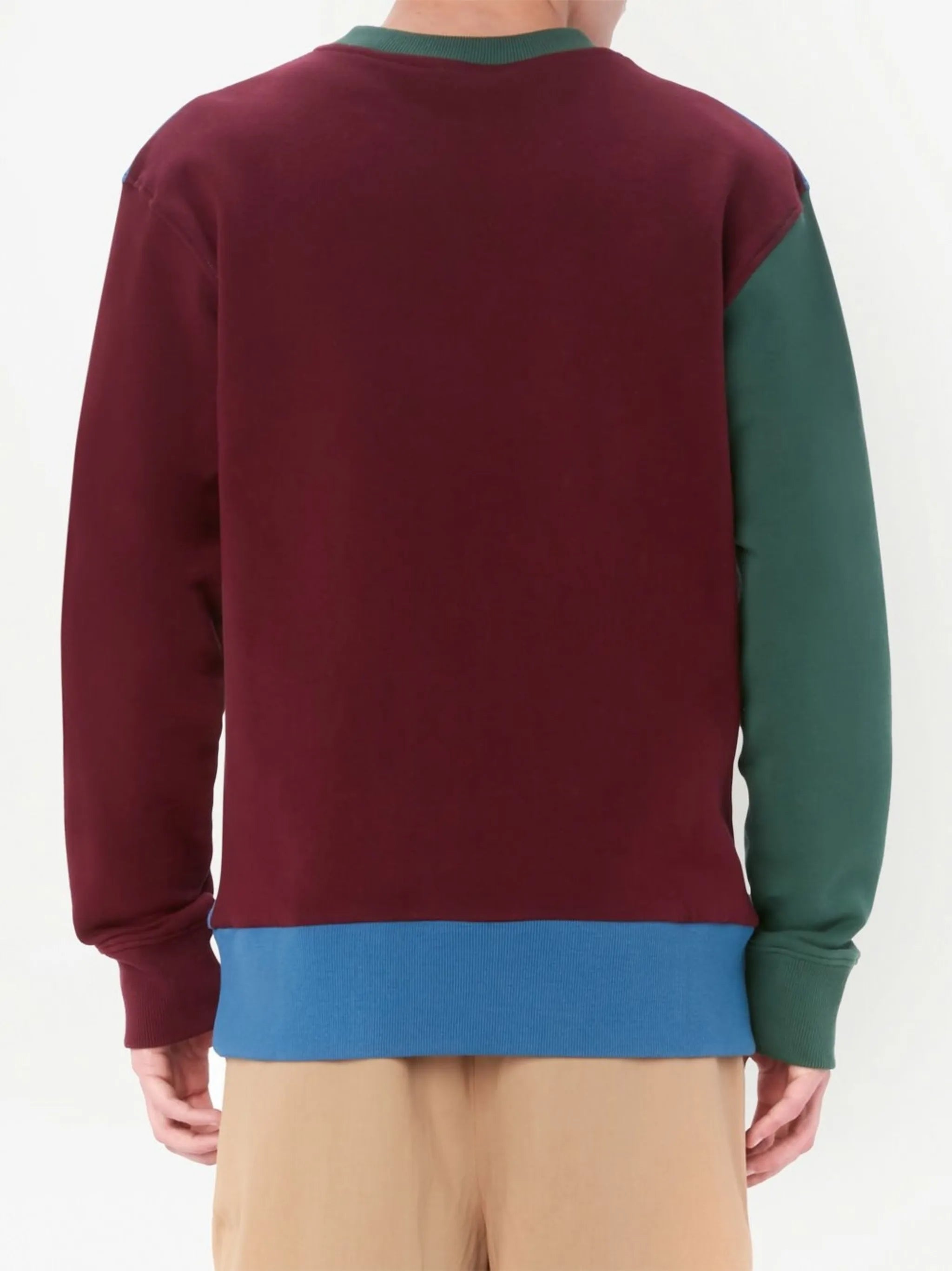 colour-block sweatshirt
