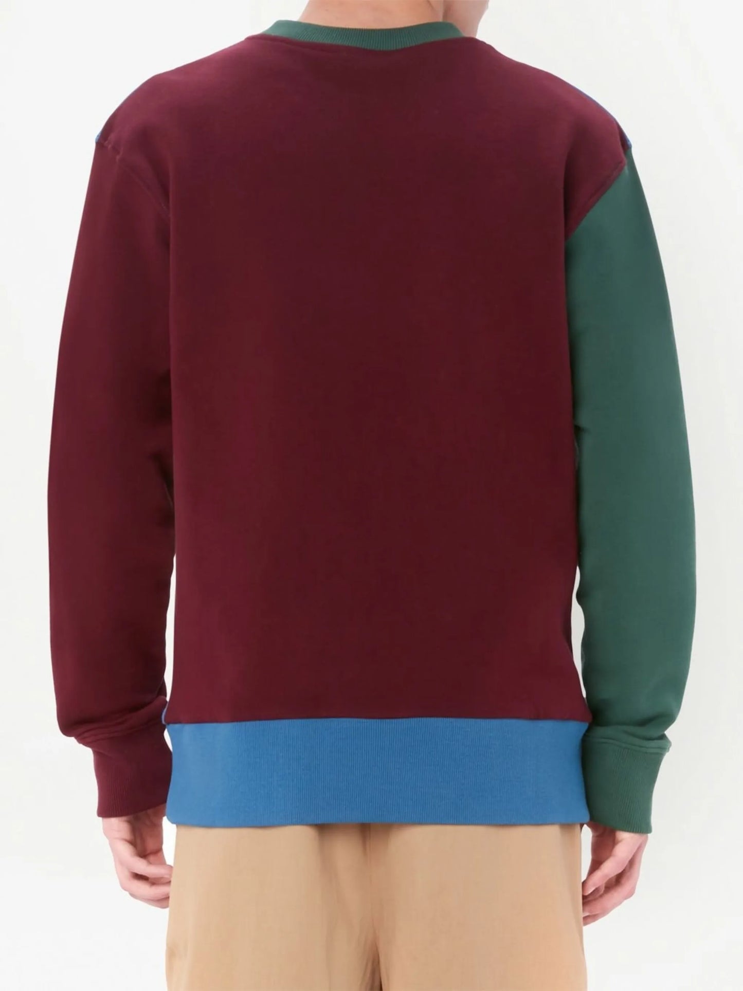 colour-block sweatshirt