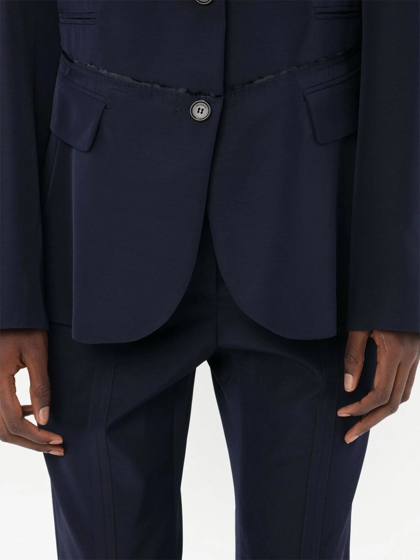 single-breasted blazer