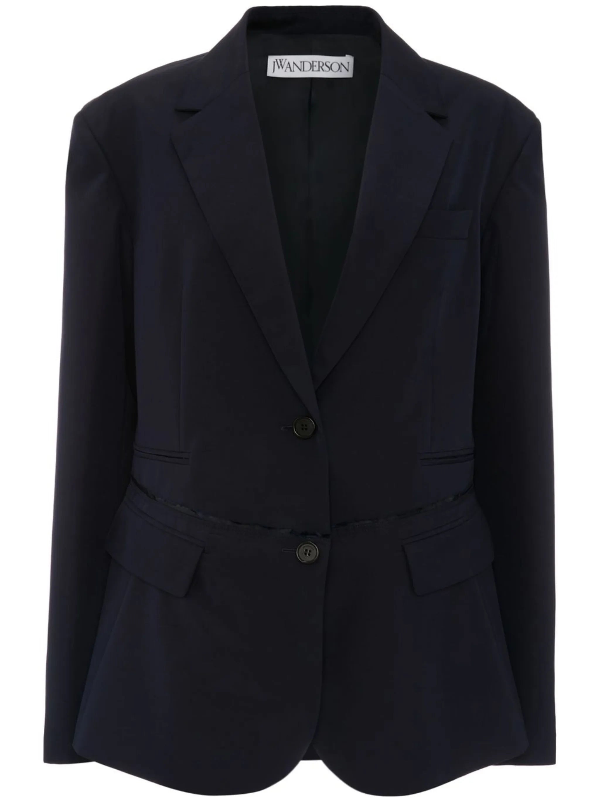 single-breasted blazer