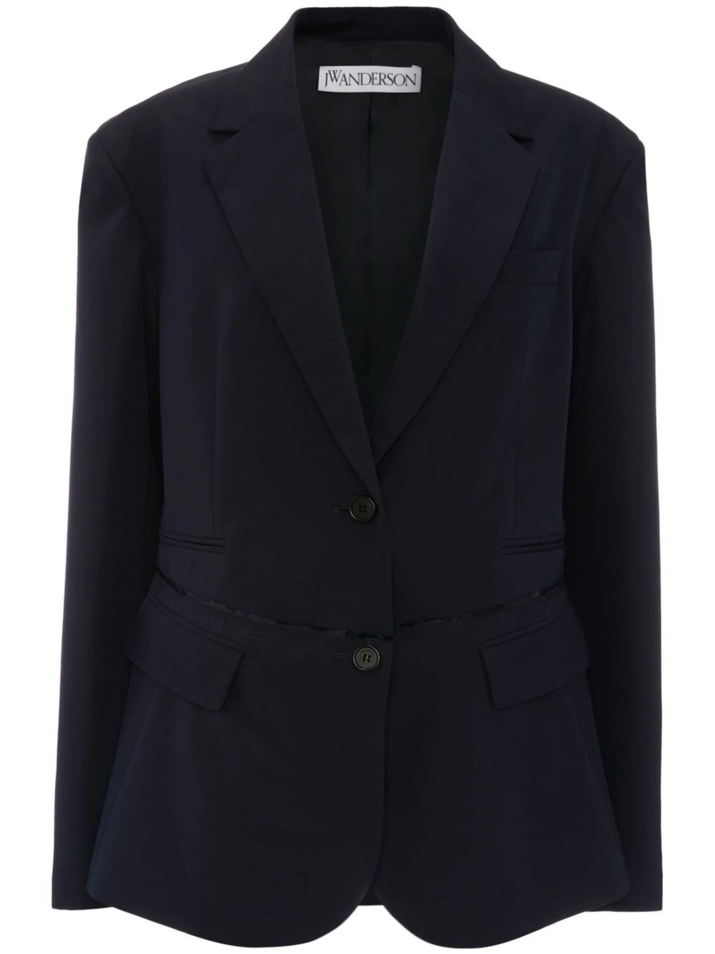 single-breasted blazer