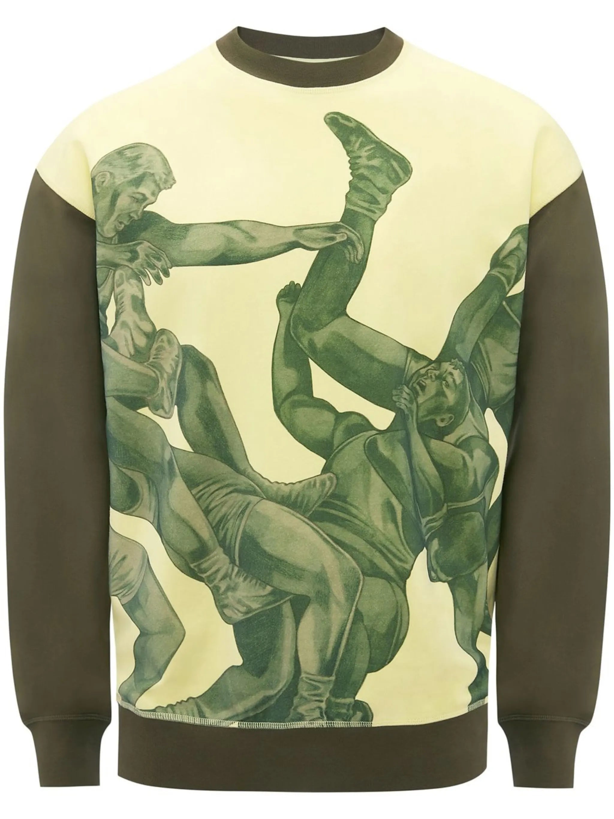 graphic-print crew neck sweatshirt