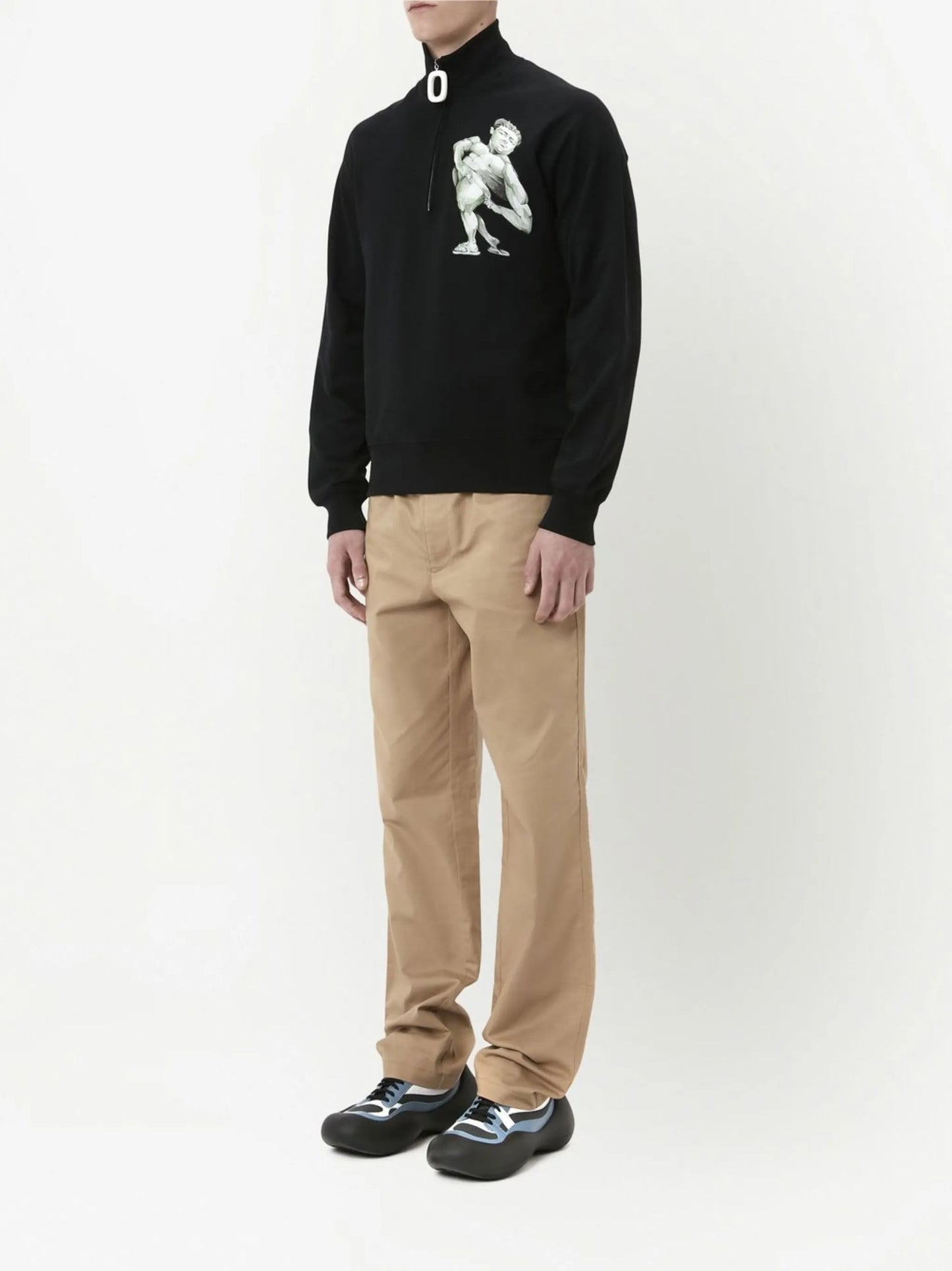 Anglada half-zip jumper