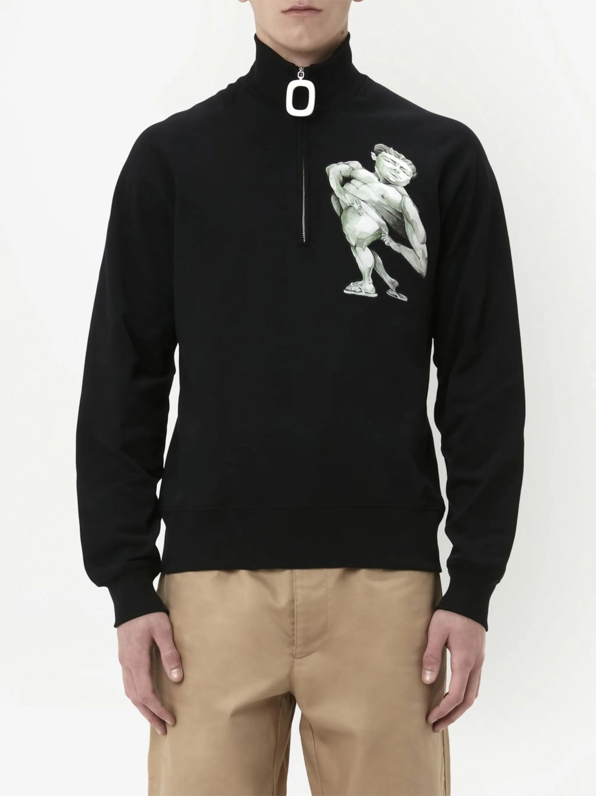 Anglada half-zip jumper