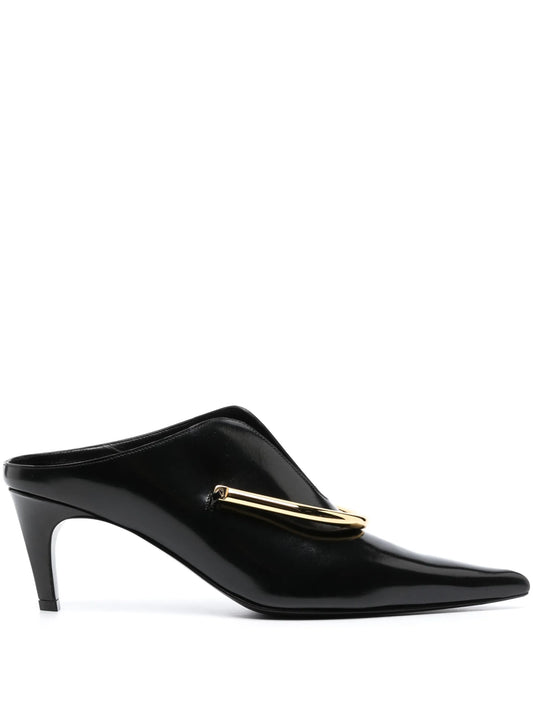 60mm leather mules