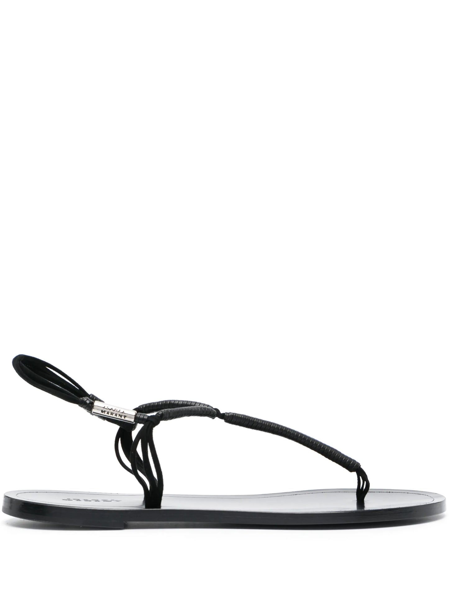 single toe strap sandals
