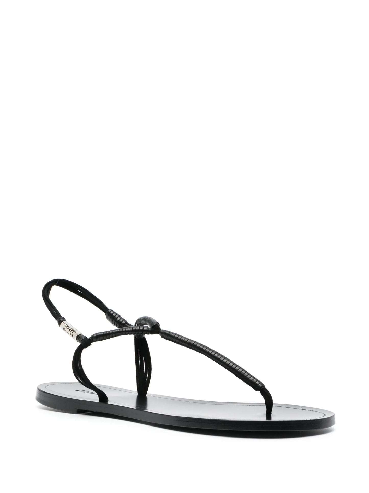 single toe strap sandals