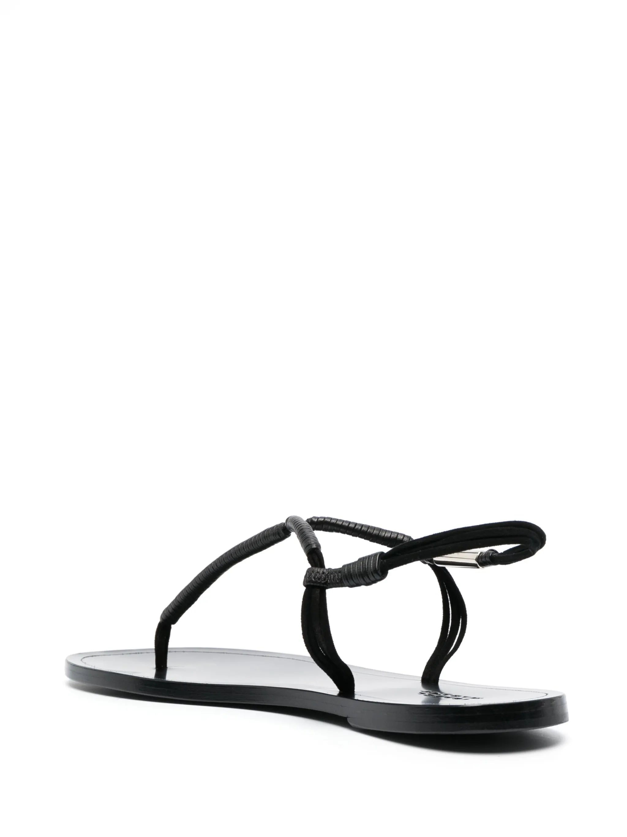single toe strap sandals