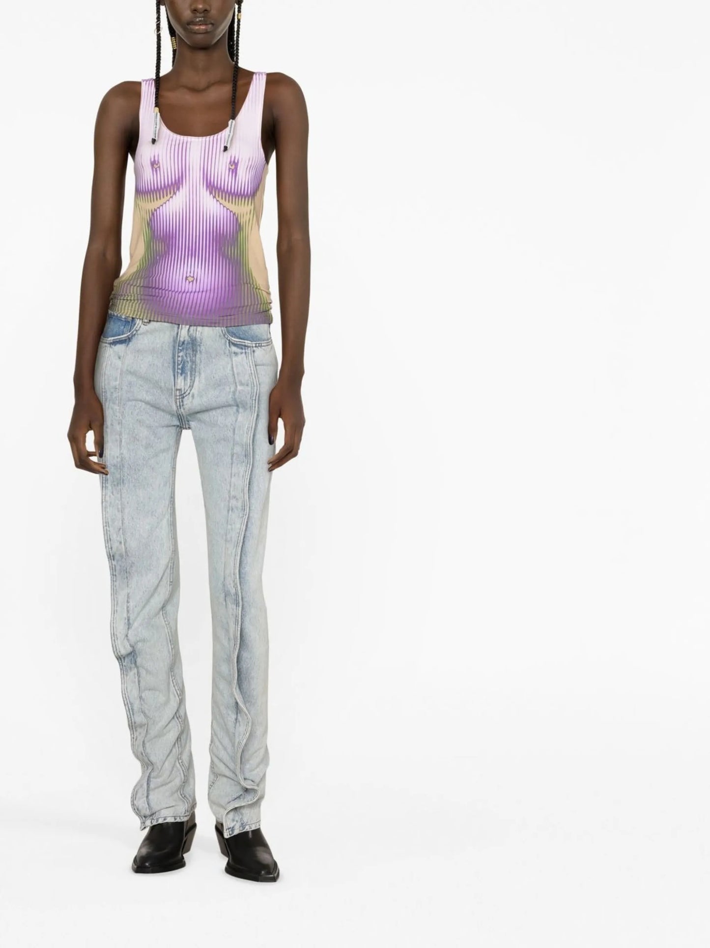 x Jean Paul Gaultier Body Morph top
