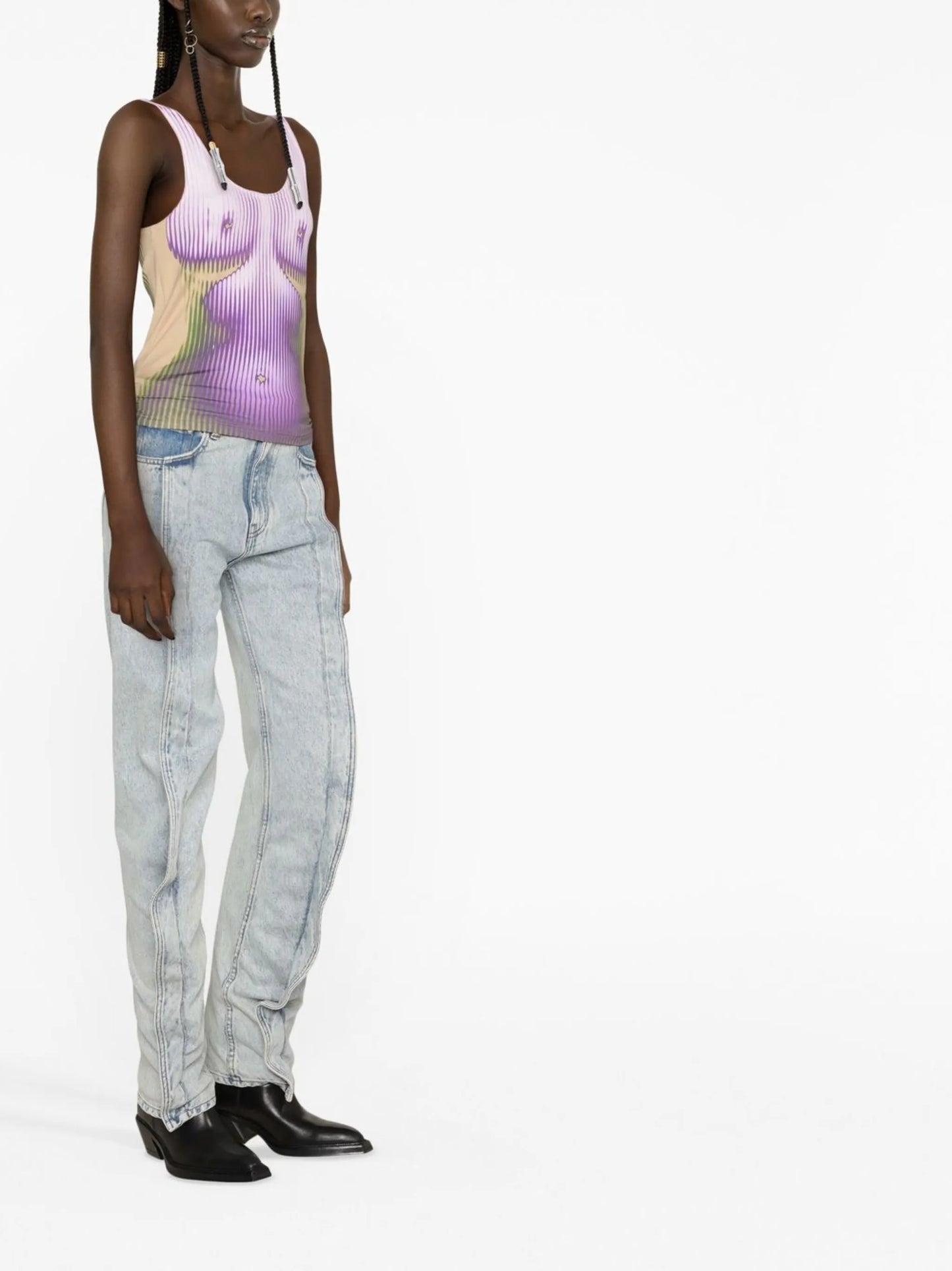 x Jean Paul Gaultier Body Morph top