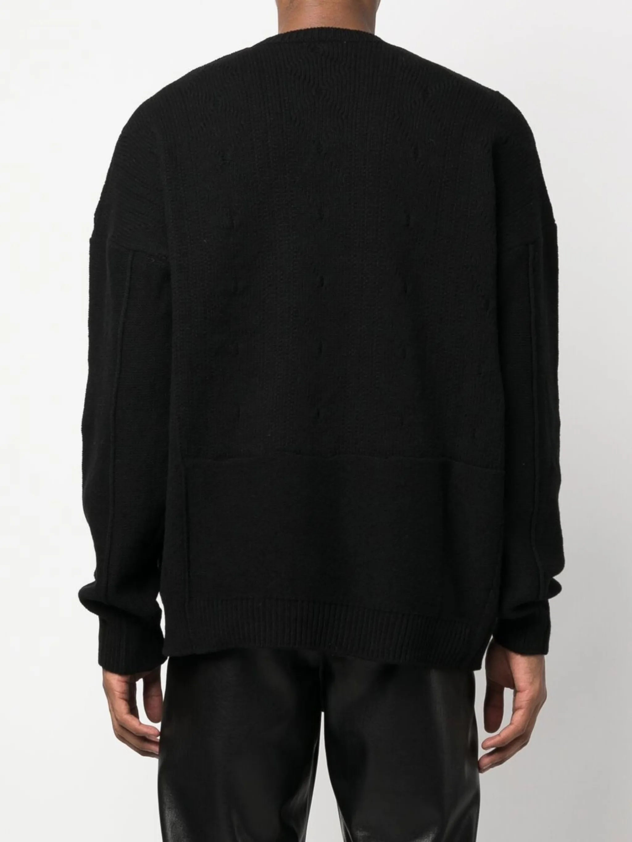 Grand Fete graphic print merino wool jumper