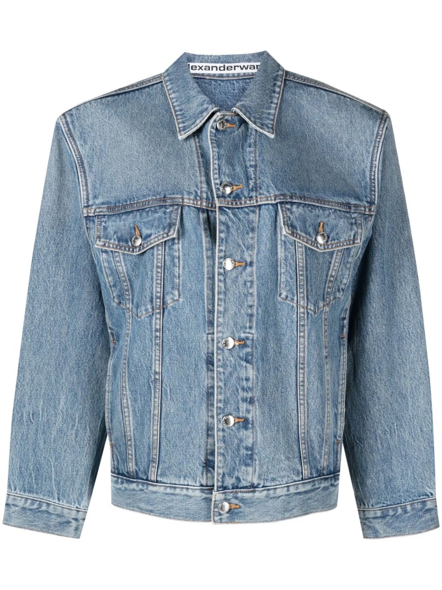 oversized denim trucker jacket