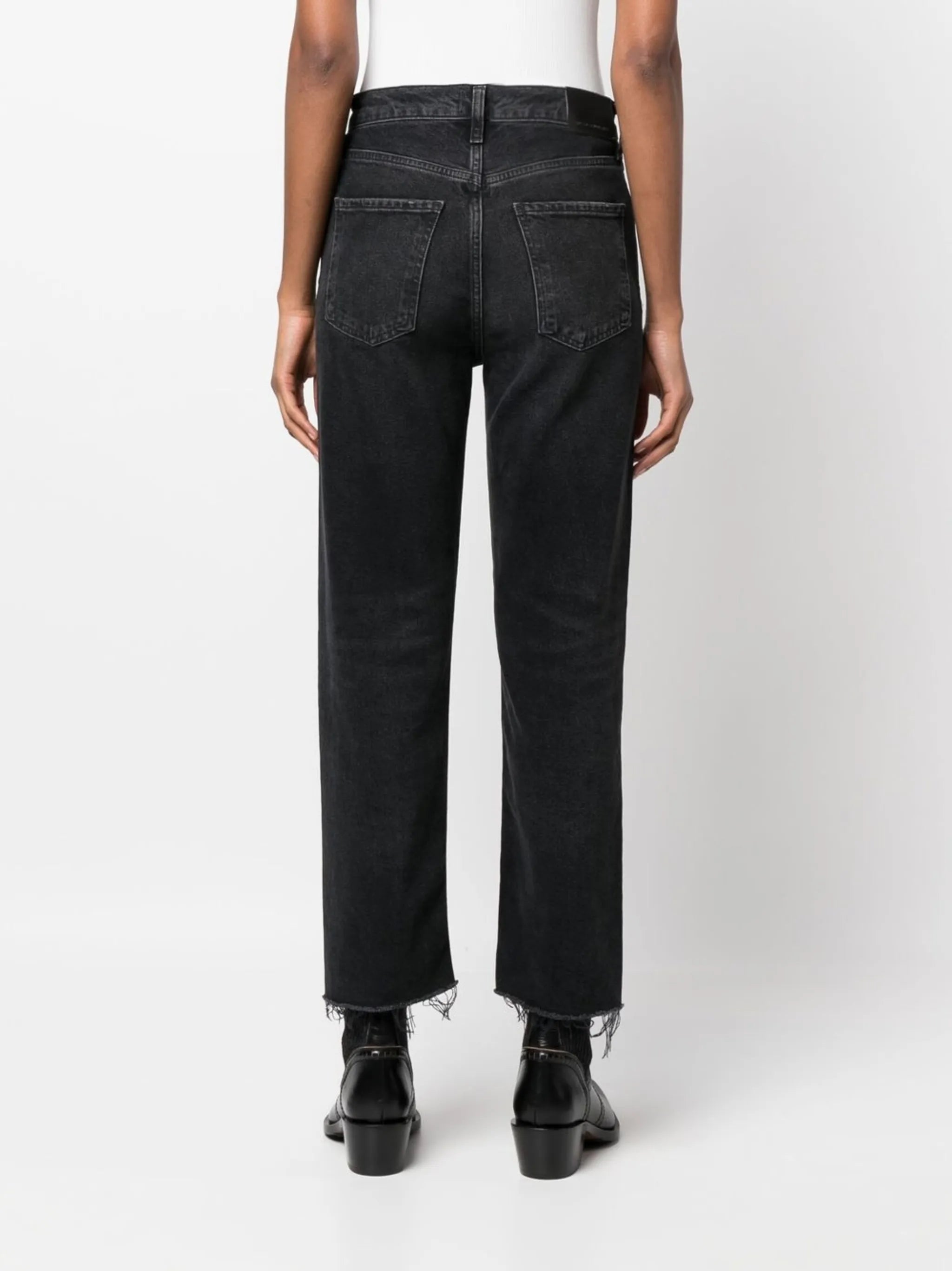 Florence cropped straight-leg jeans