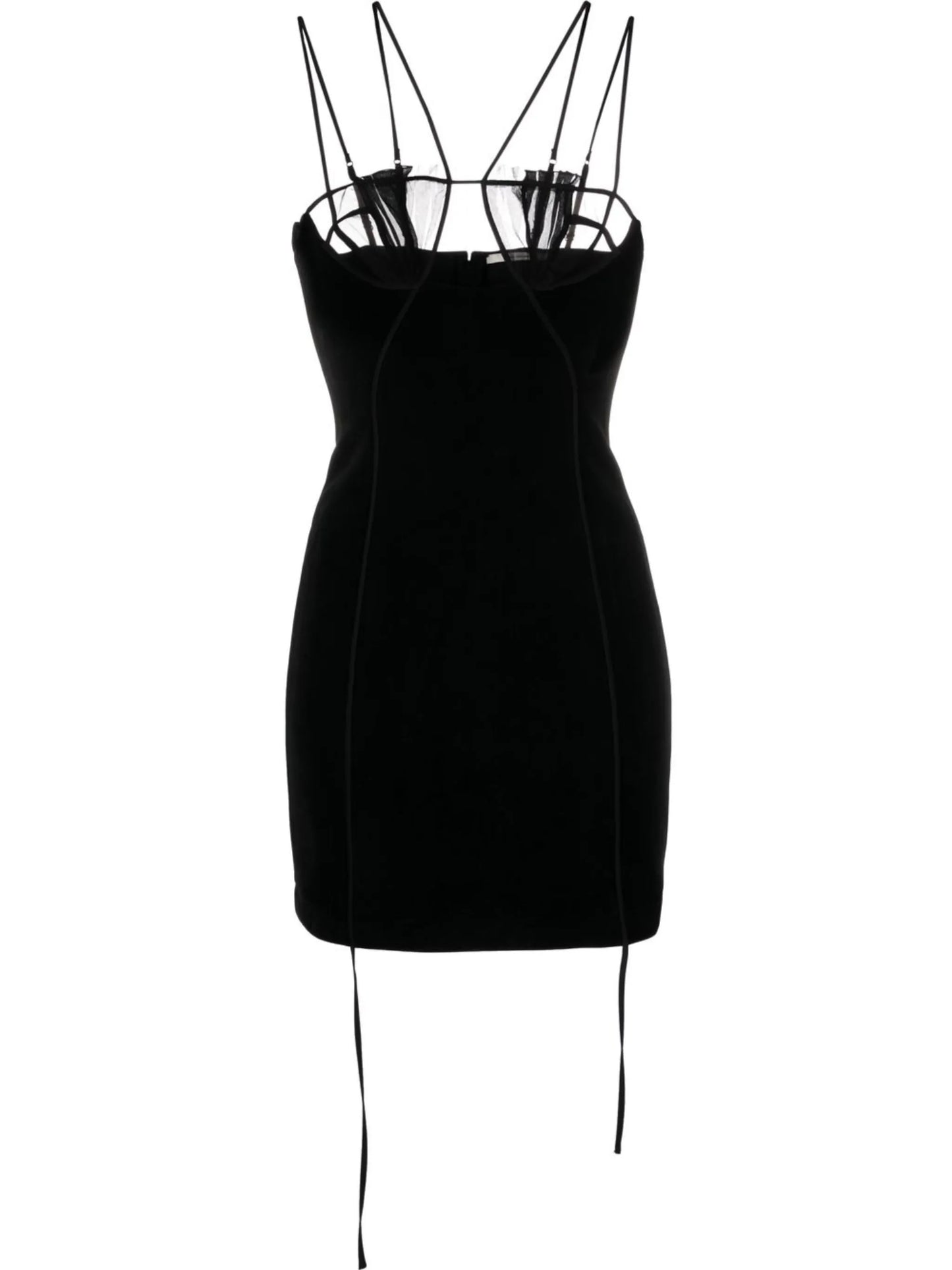 spaghetti-strap minidress