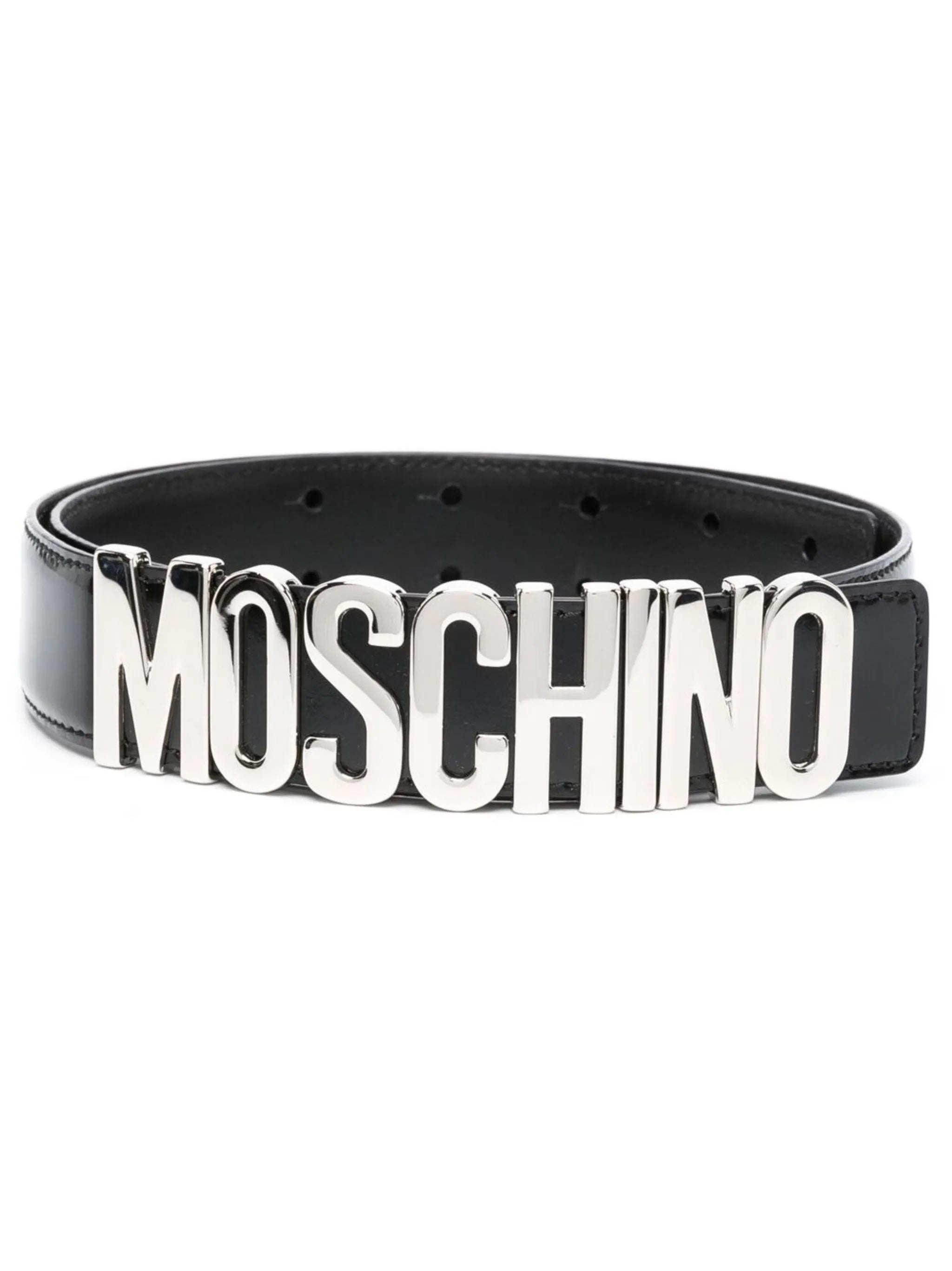 smooth-grain leather belt