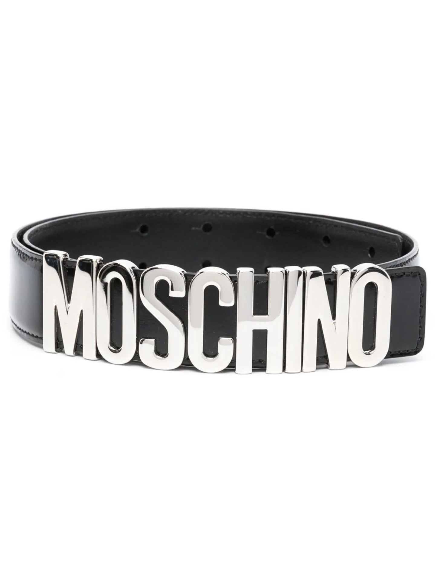 smooth-grain leather belt