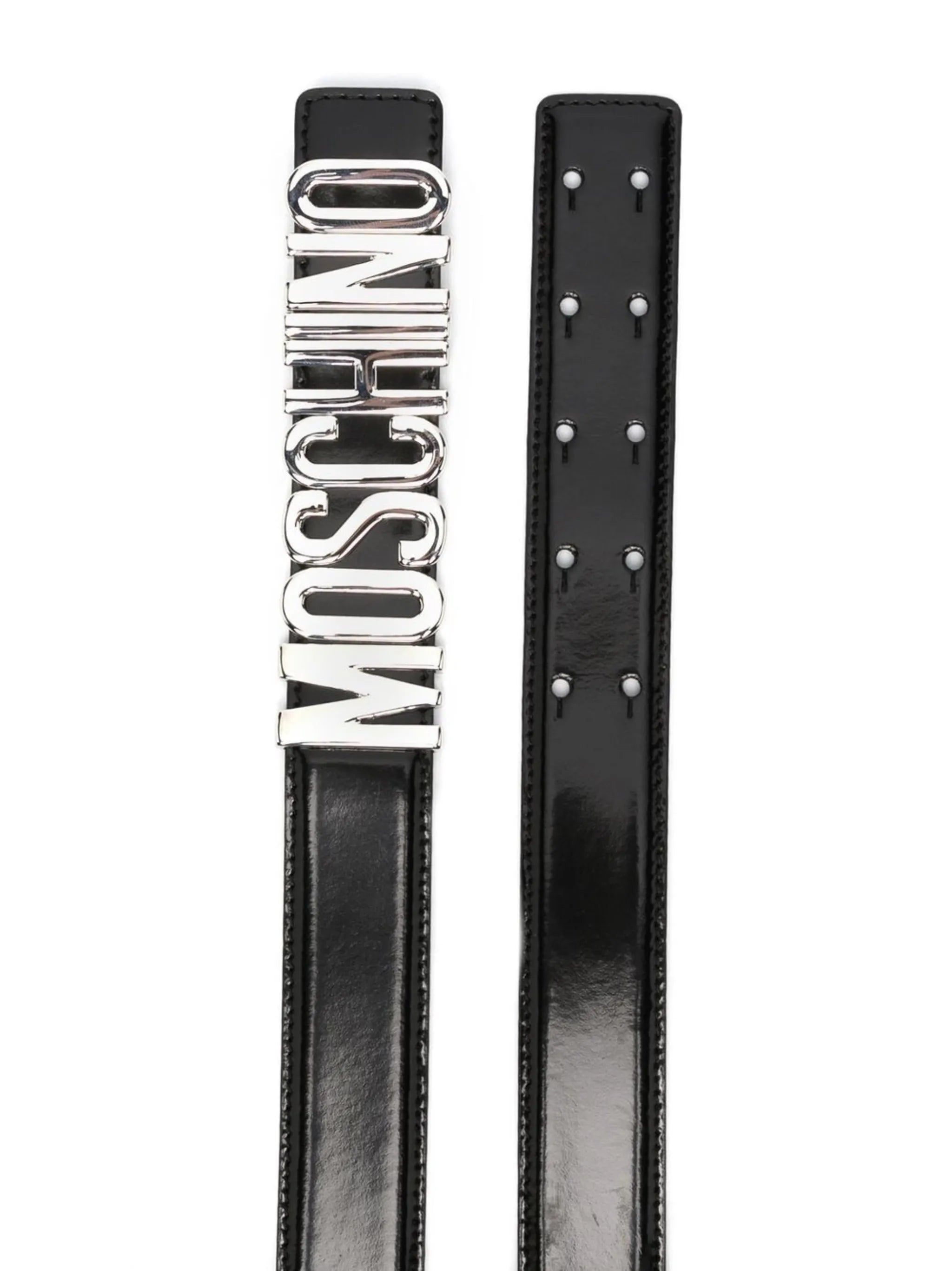 smooth-grain leather belt