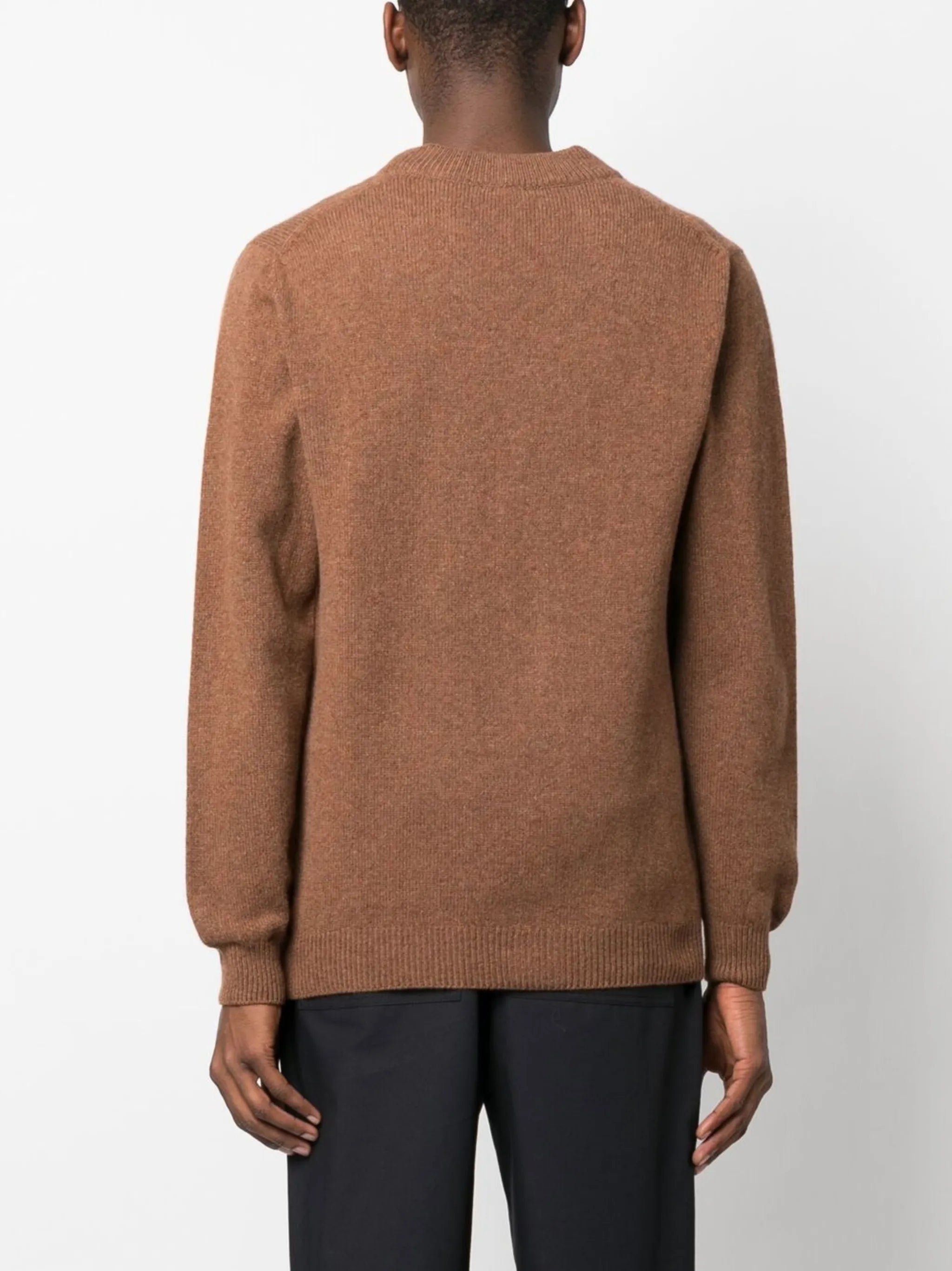 button-up knitted cardigan