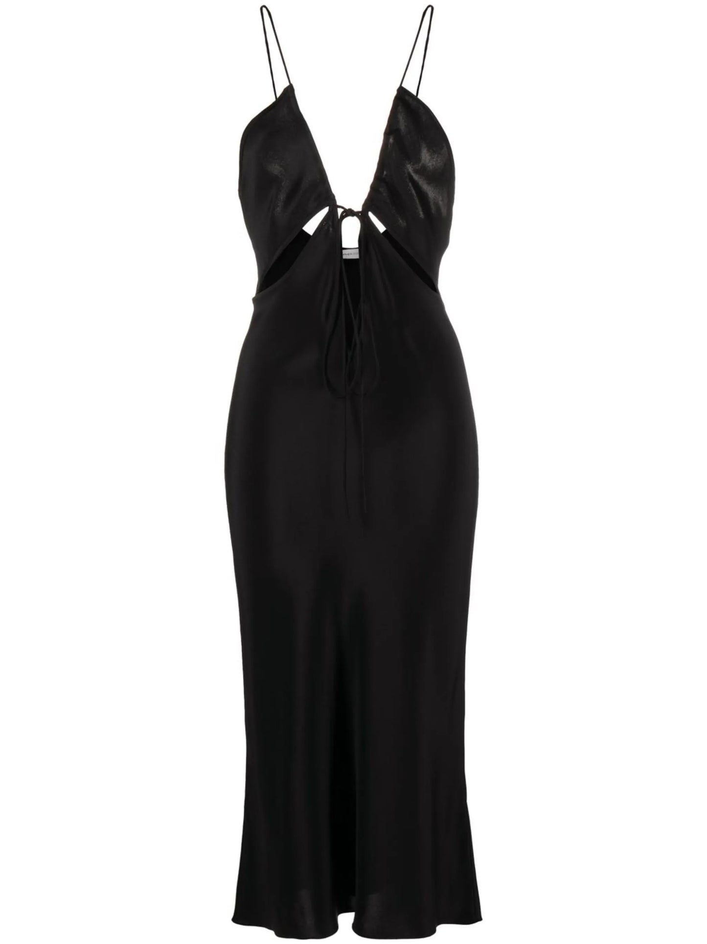 Triquetra silk slip dress