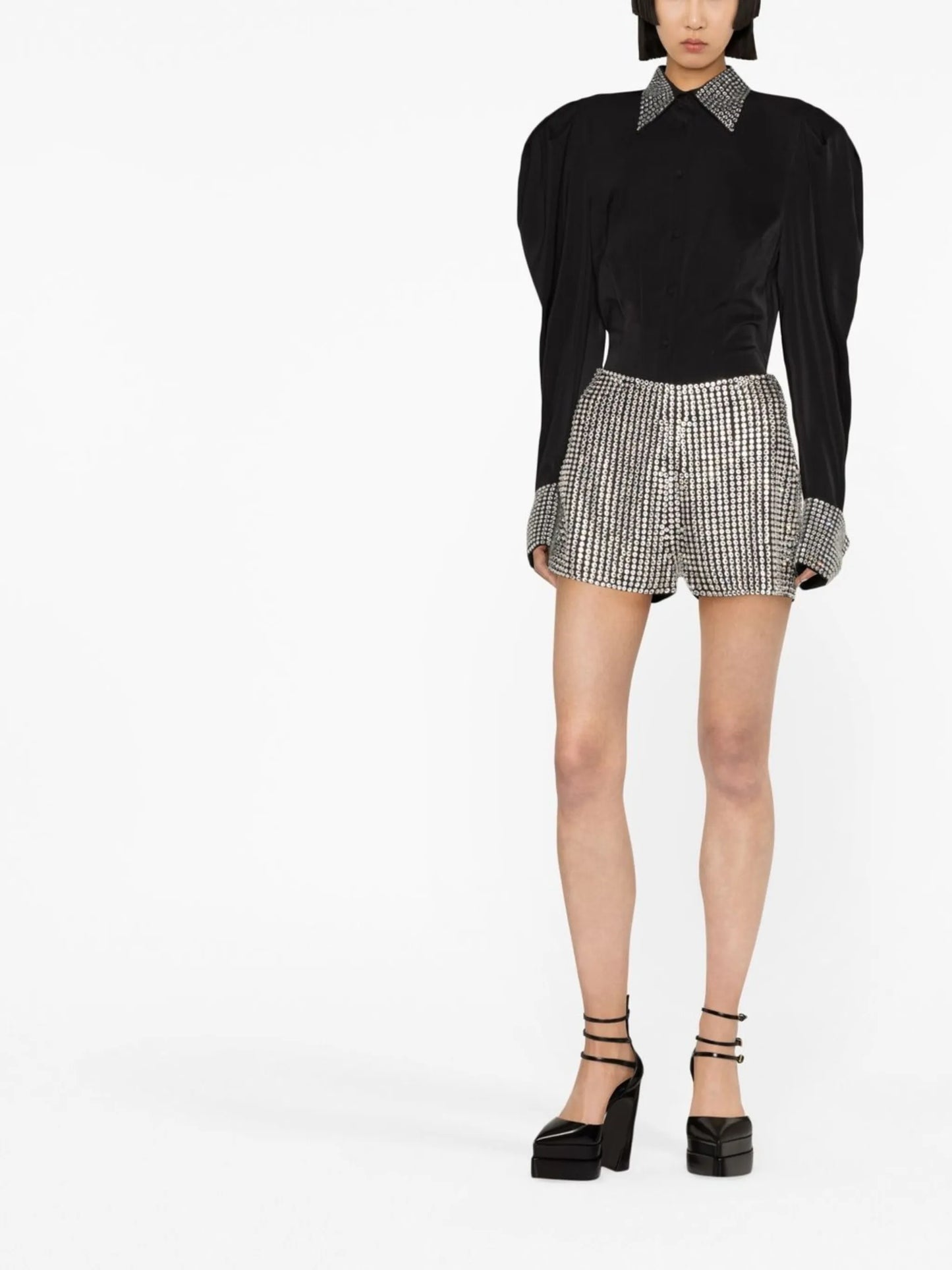 El Paso puff-sleeve blouse