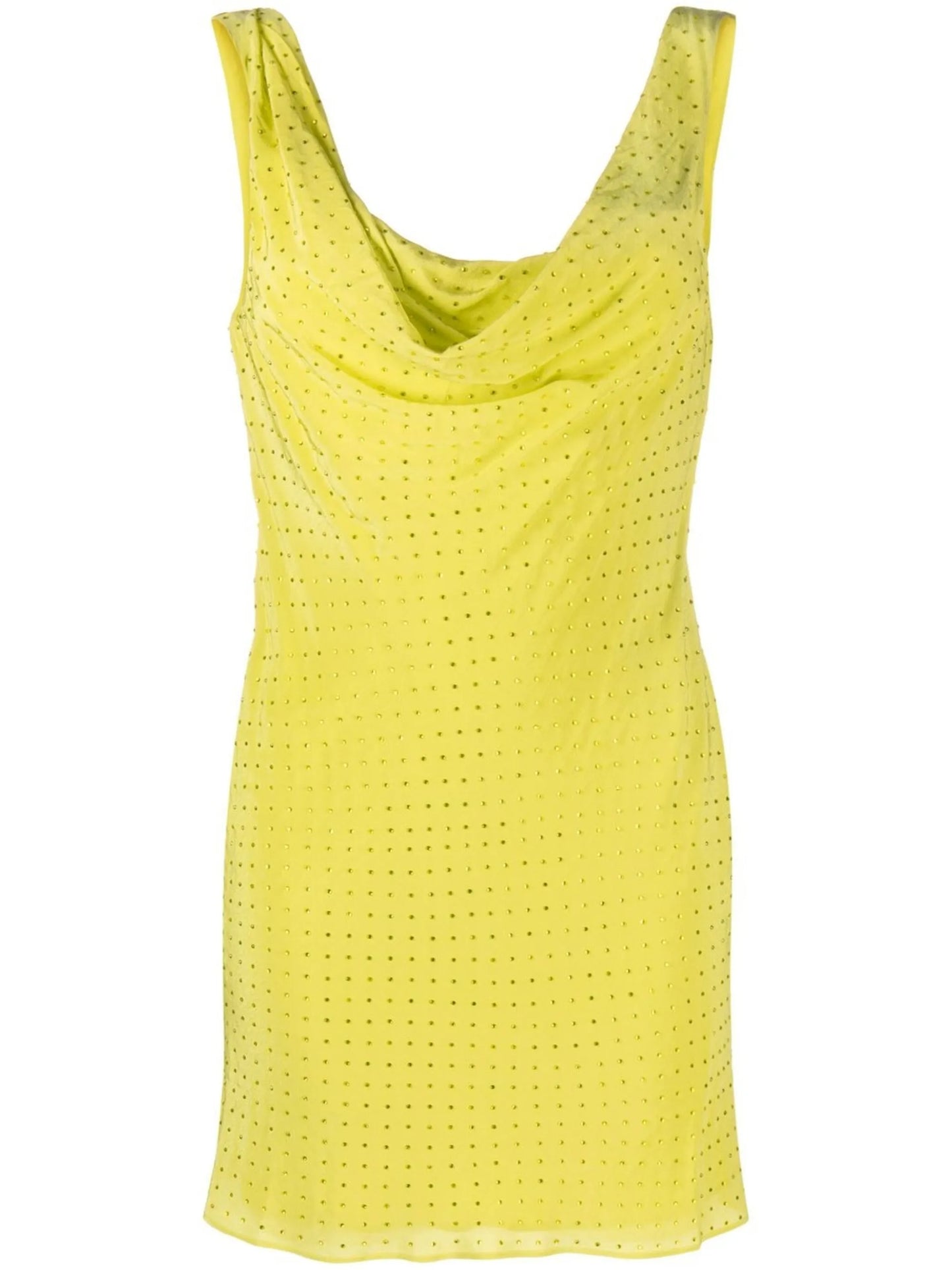 Radio cowl-neck dress